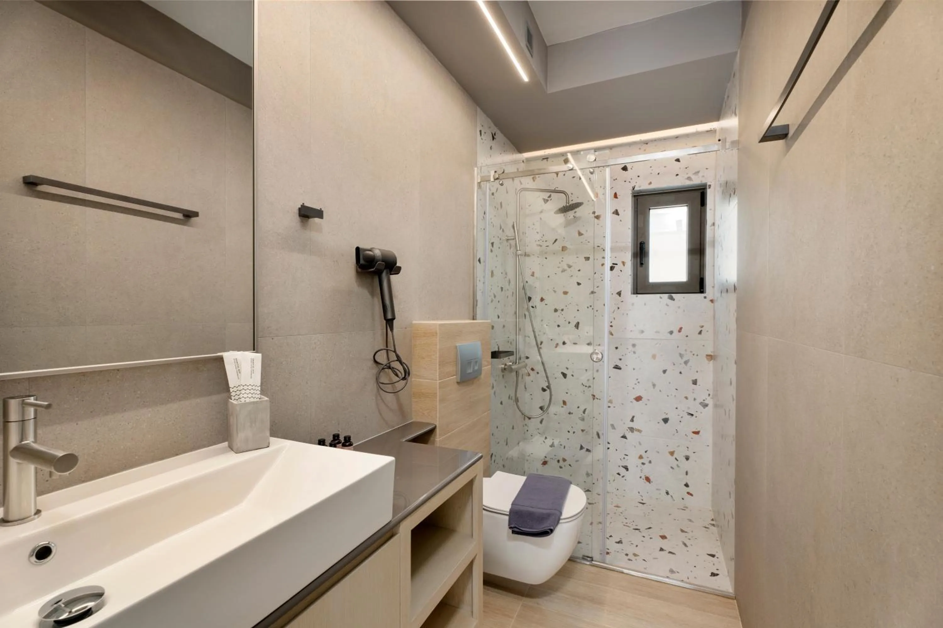 Bathroom in Ennea Muses Rooms and Suites