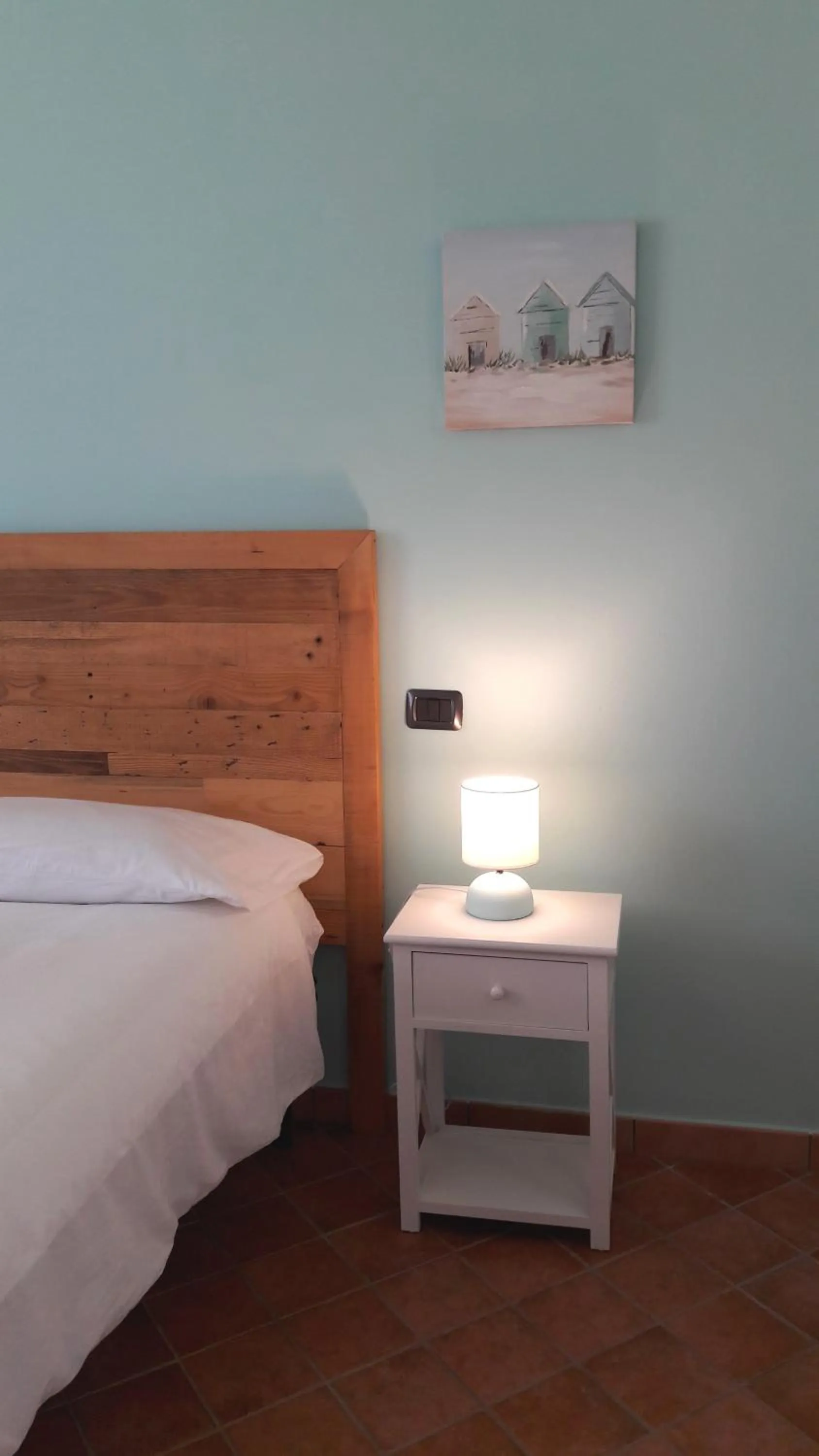 Bed in Villa Mimosa Tropea