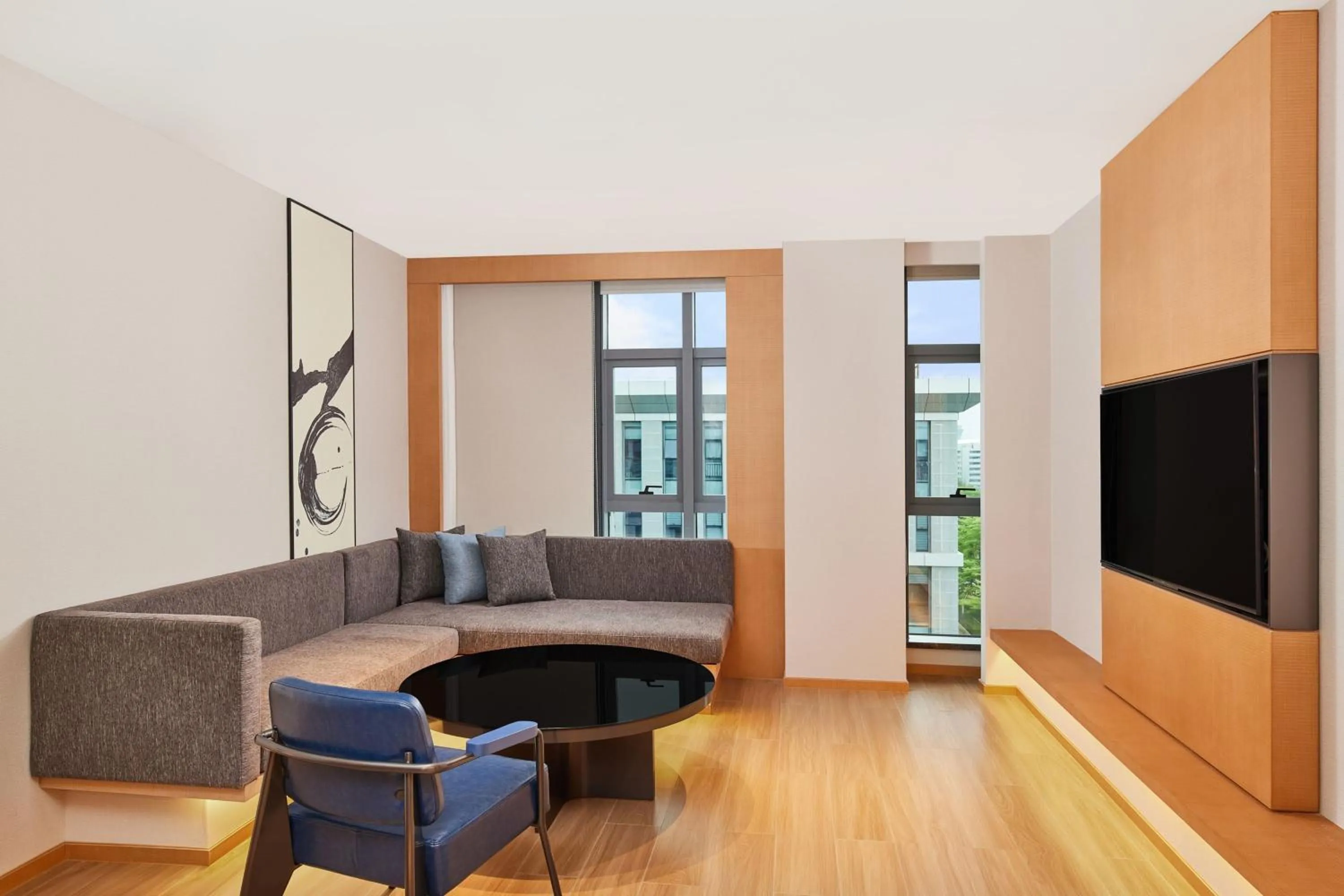 Living room in Fairfield by Marriott Guangzhou Konggang