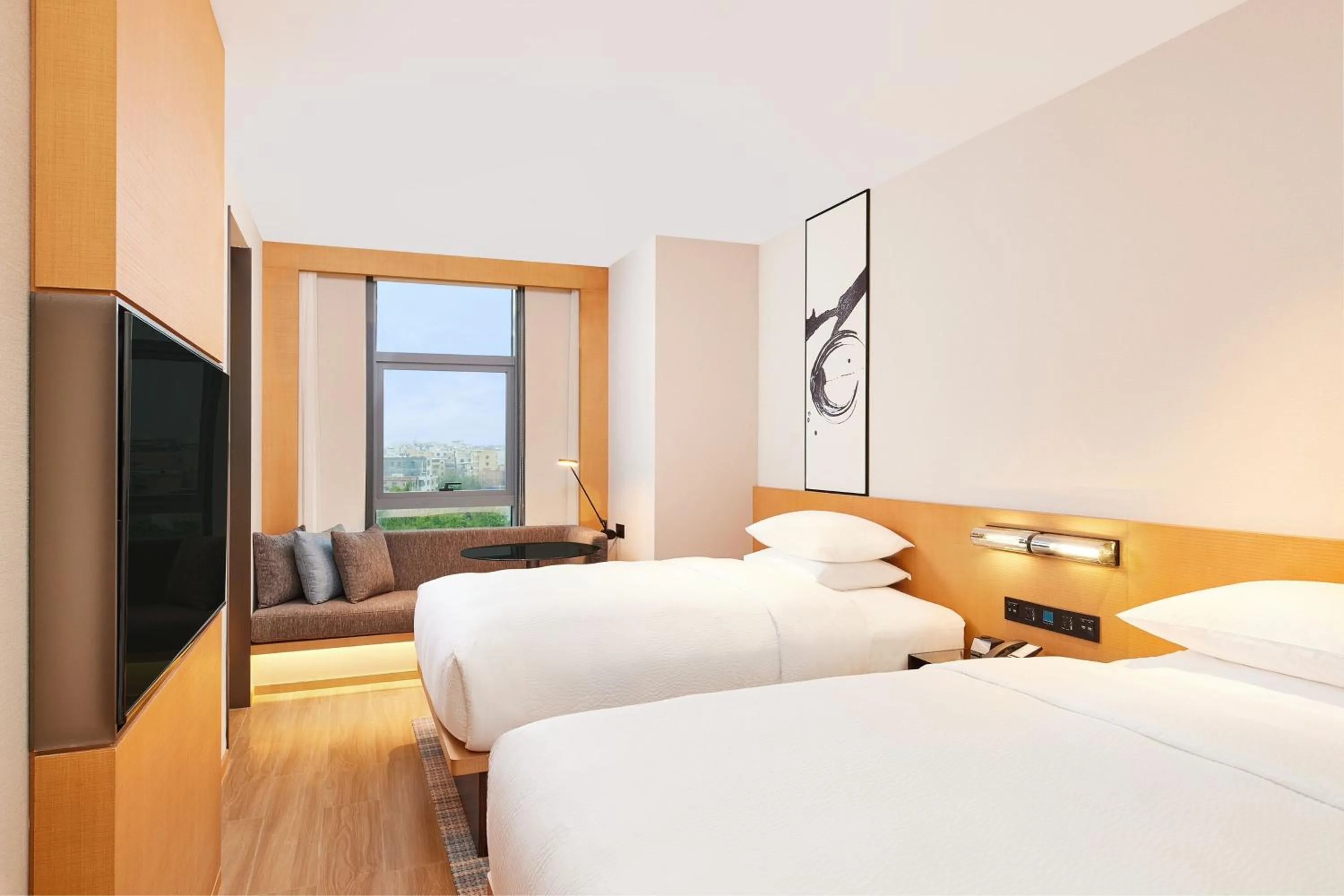 Photo of the whole room, Bed in Fairfield by Marriott Guangzhou Konggang