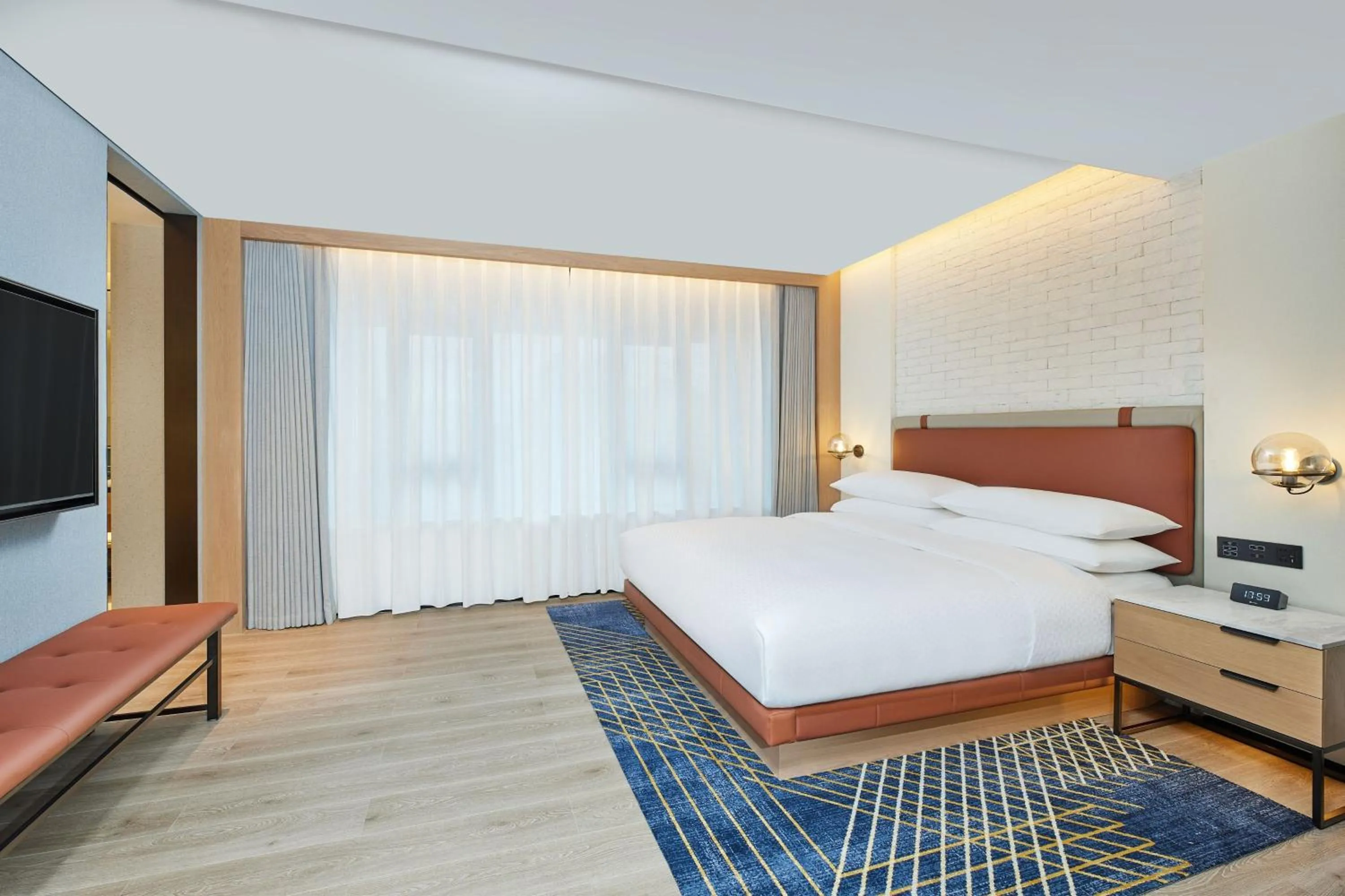 Bedroom, Bed in Four Points by Sheraton Changsha, Tianxin