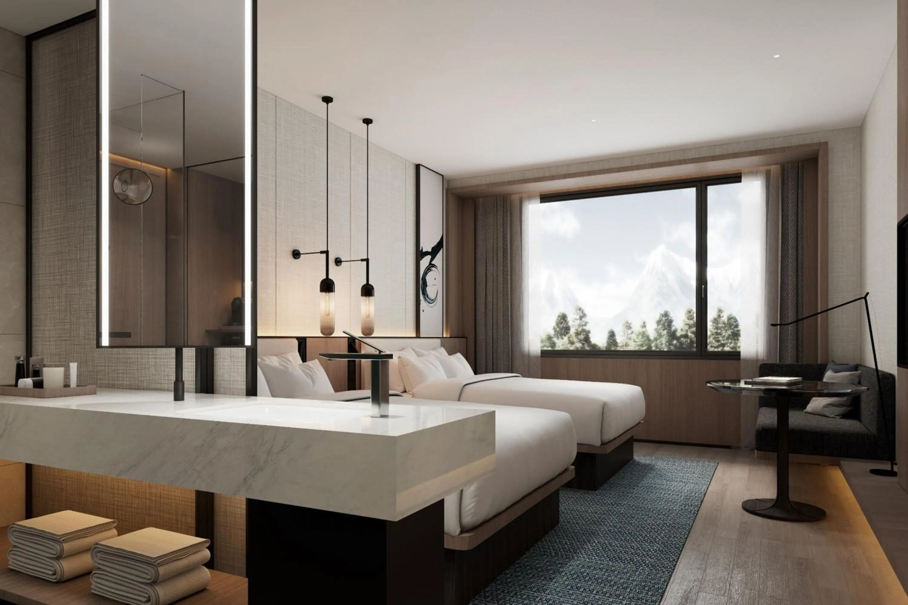 Photo of the whole room, Bed in Fairfield by Marriott Lijiang Ancient Town