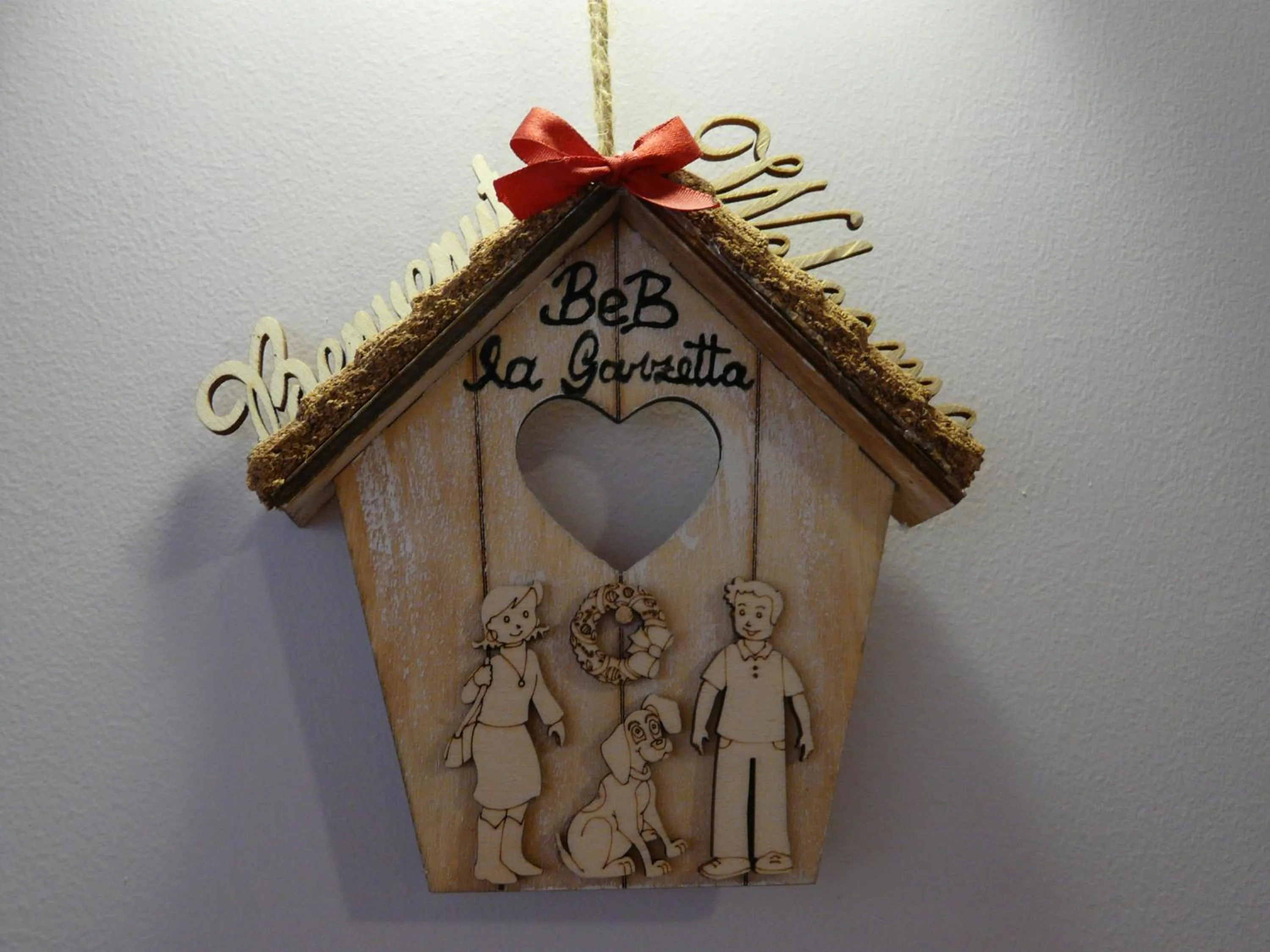 Decorative detail in B&B LA Garzetta