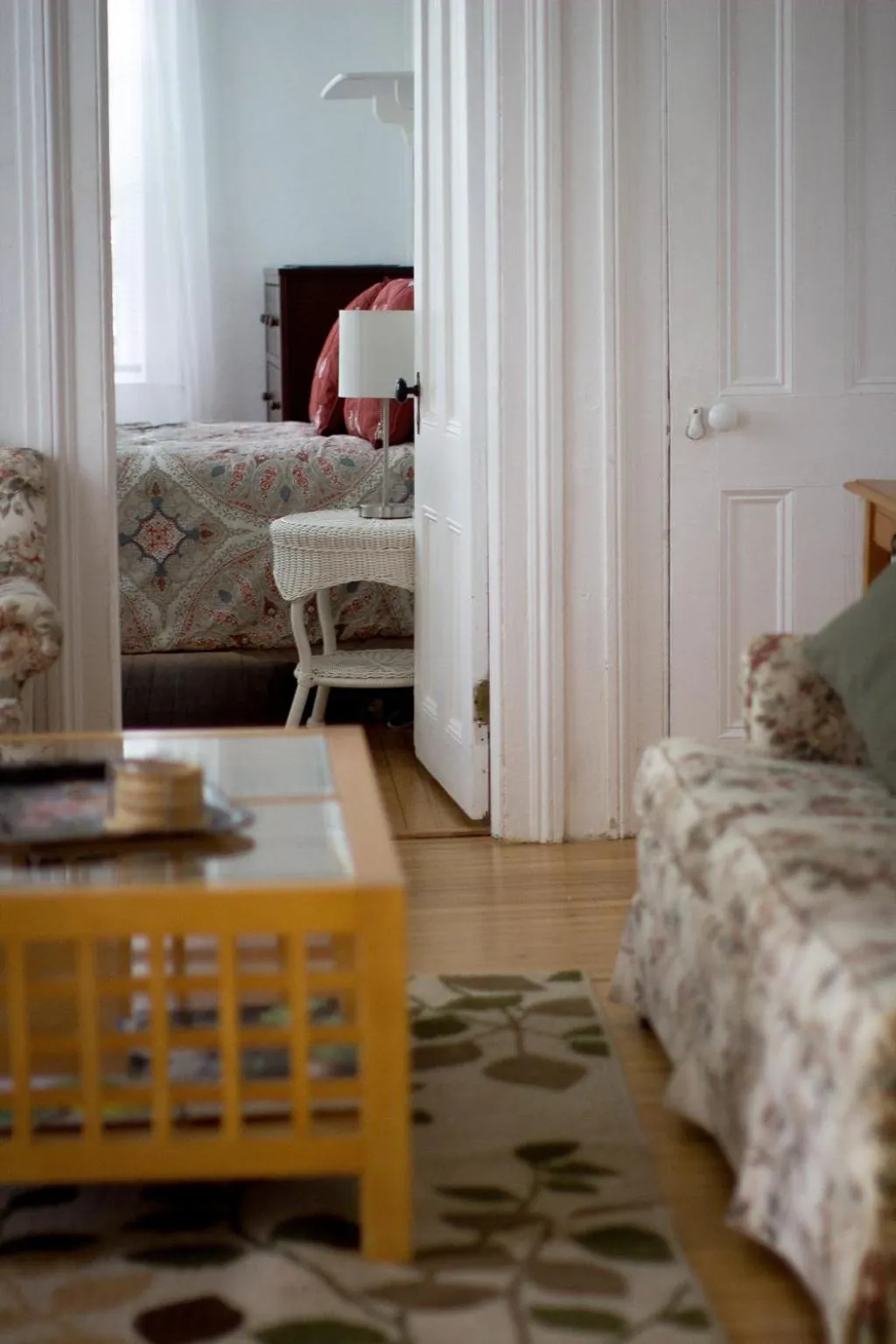Bed in Historic White Blossom House