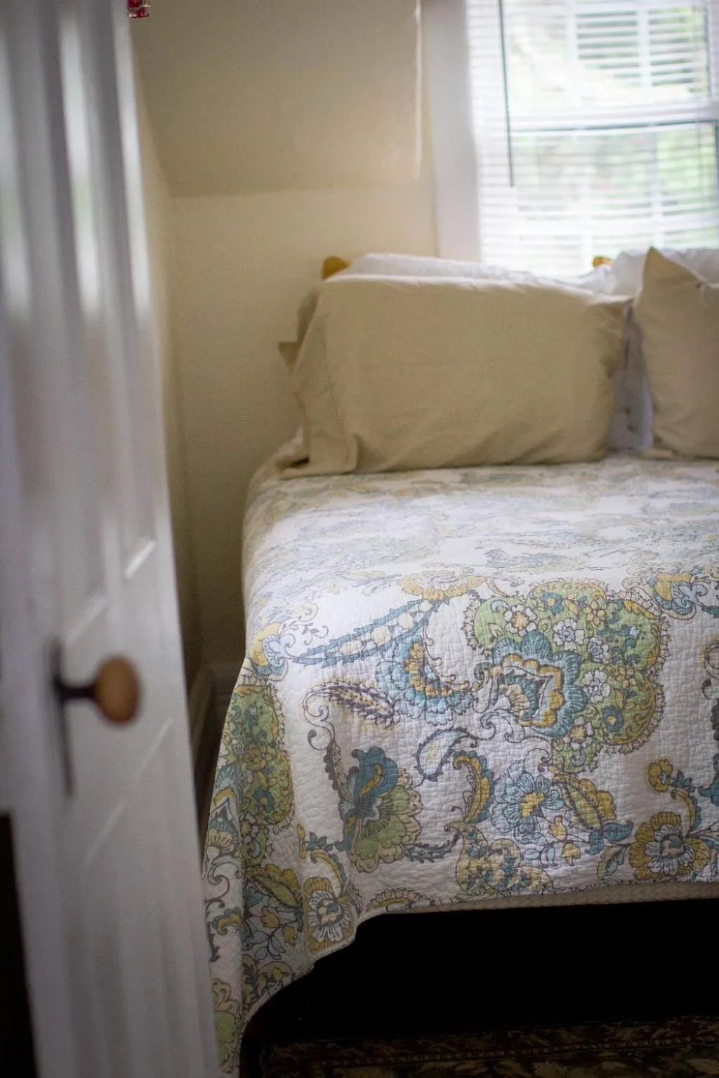 Bed in Historic White Blossom House