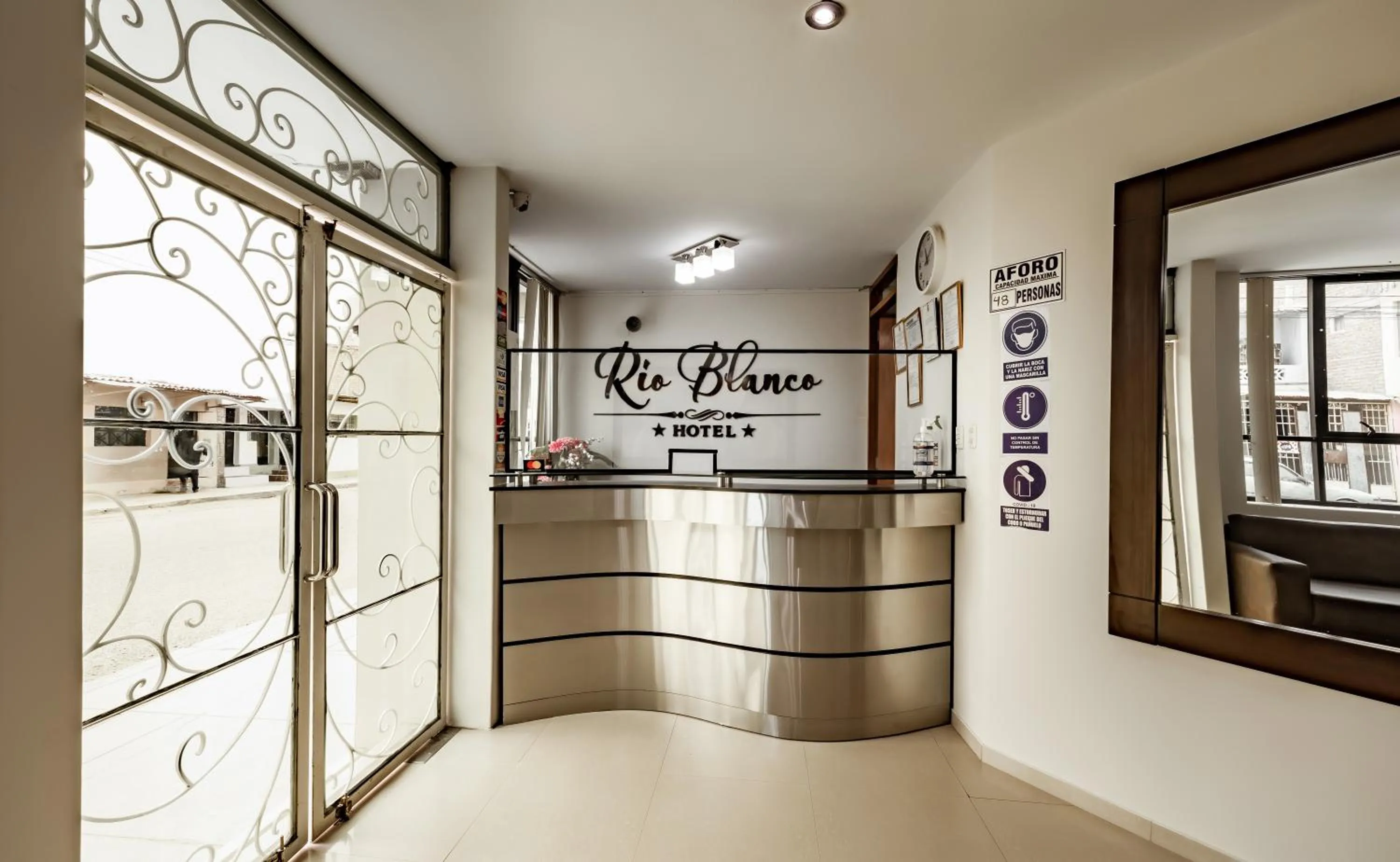 Property logo or sign in Hotel Rio Blanco