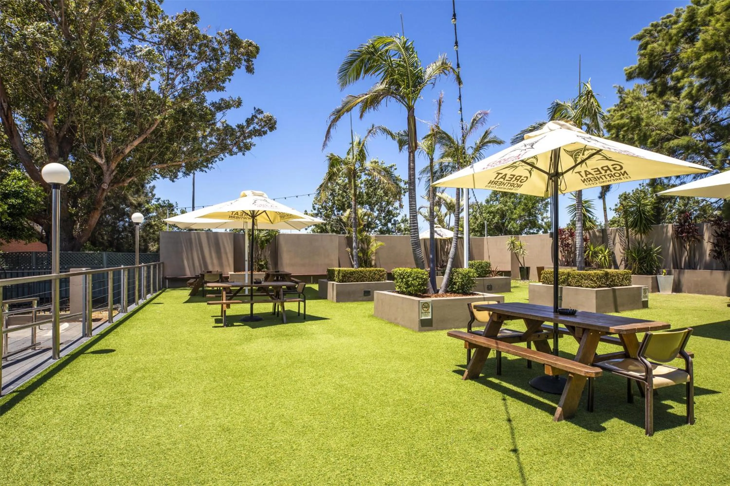 Garden view in Nightcap at the Charles Hotel