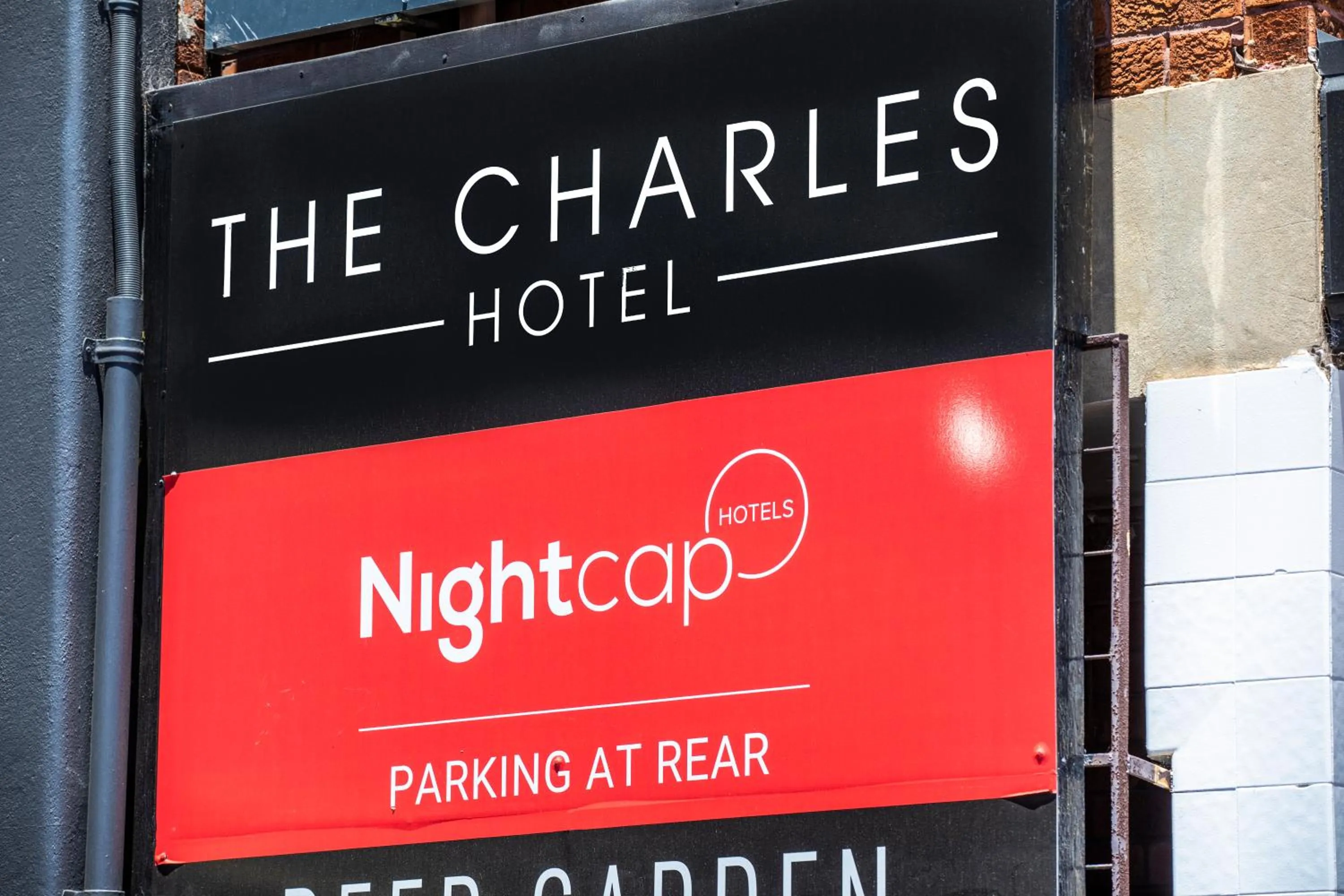 Property logo or sign in Nightcap at the Charles Hotel