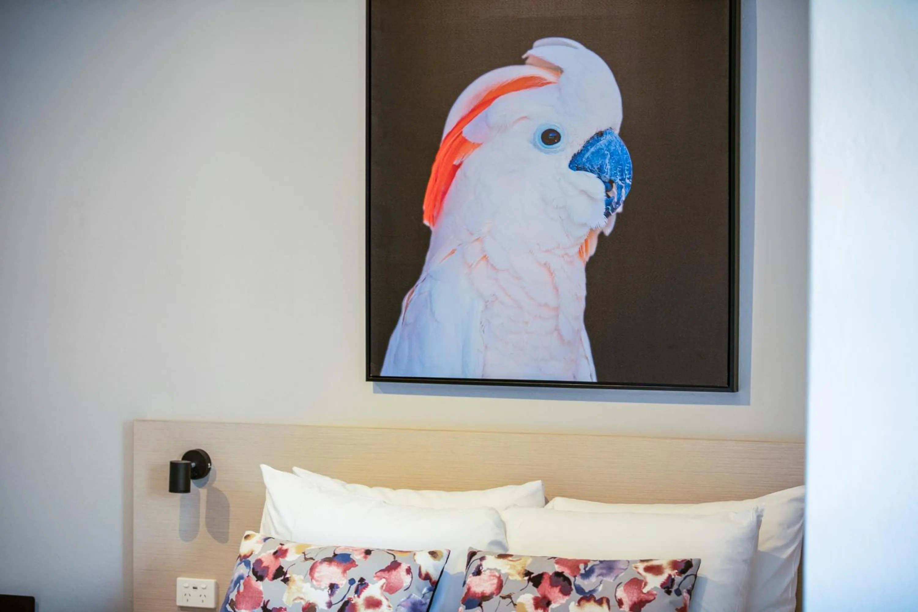 Decorative detail, Bed in Nightcap at the Charles Hotel