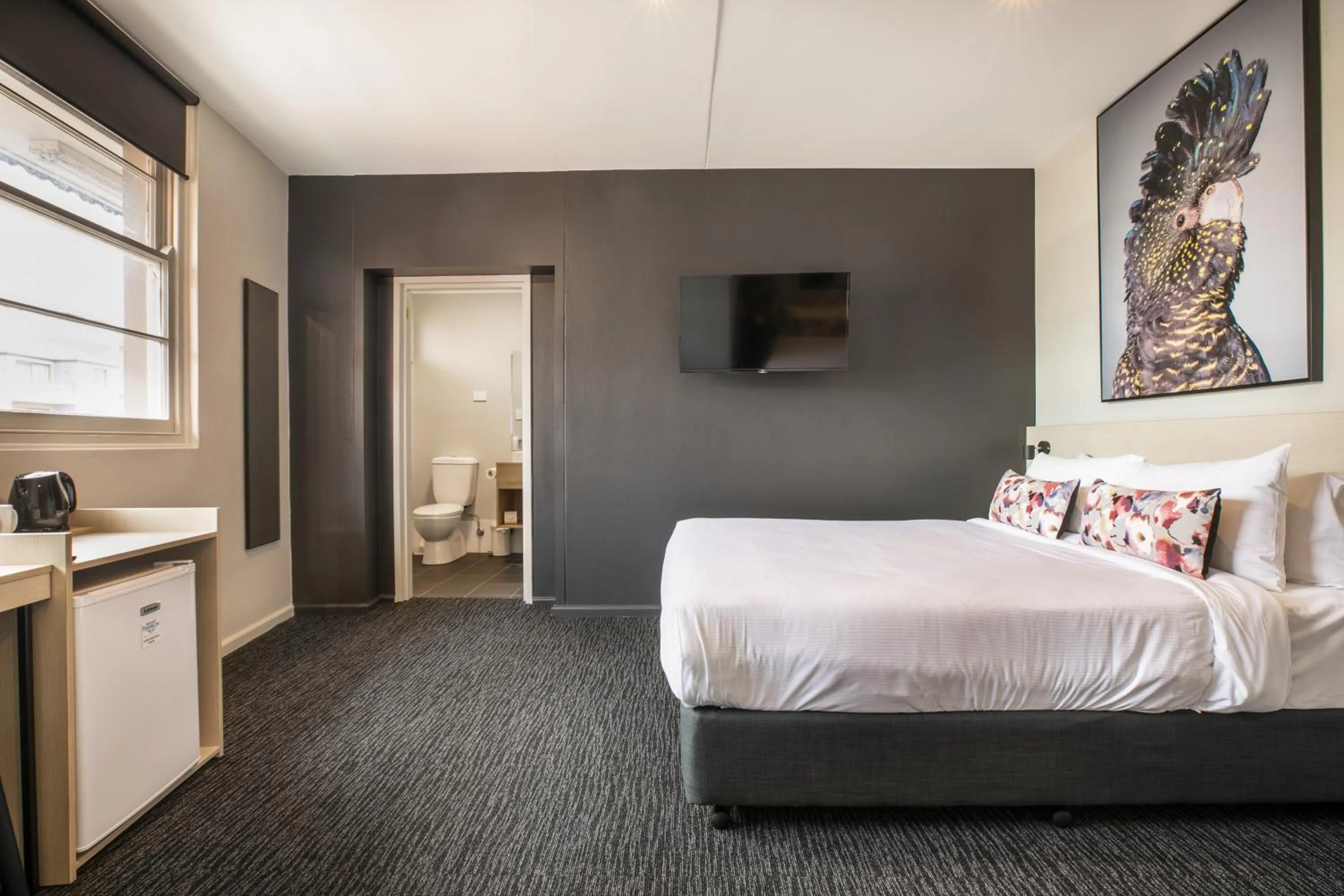 Bedroom, Bed in Nightcap at the Charles Hotel