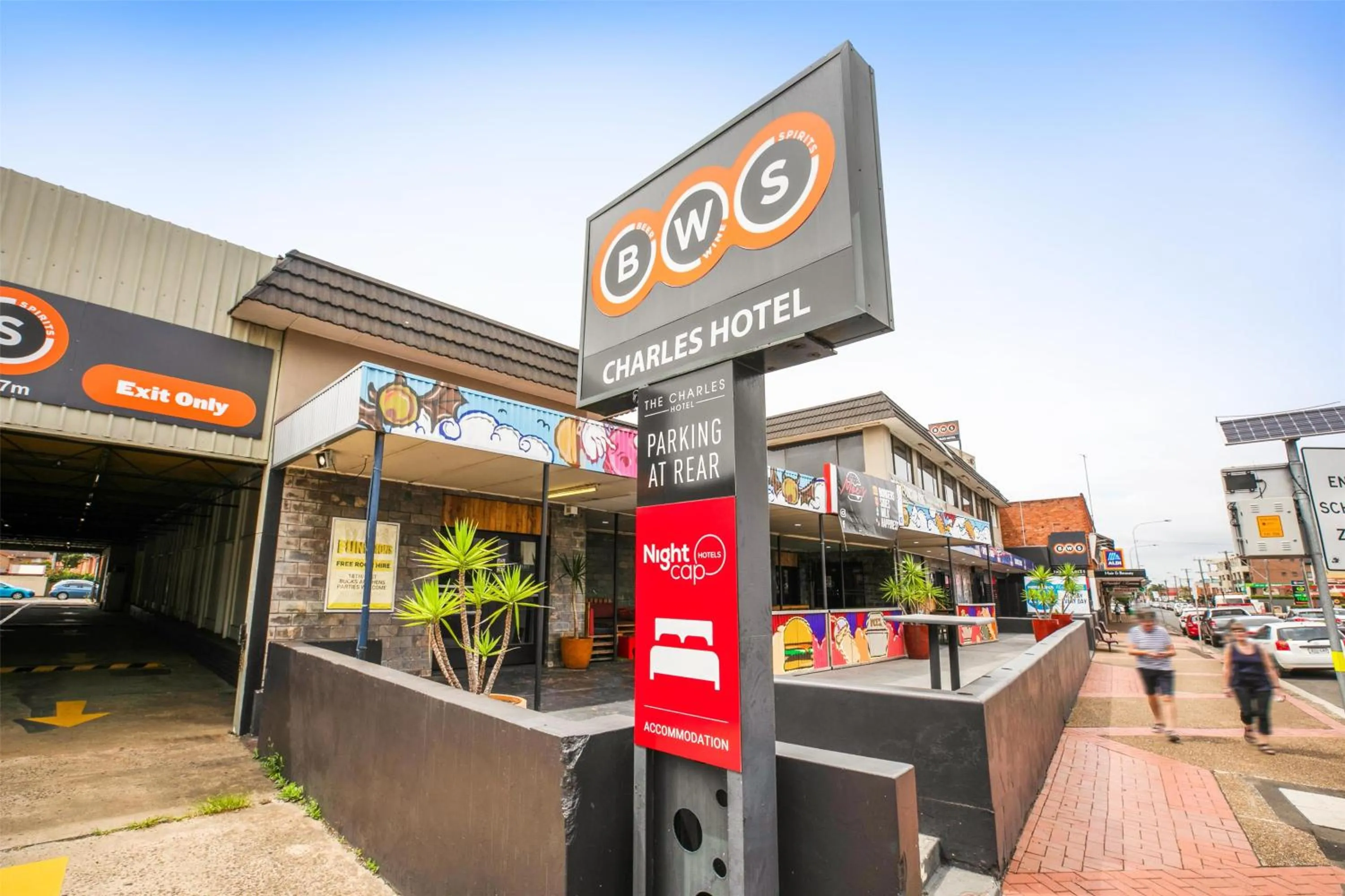 Property logo or sign in Nightcap at the Charles Hotel