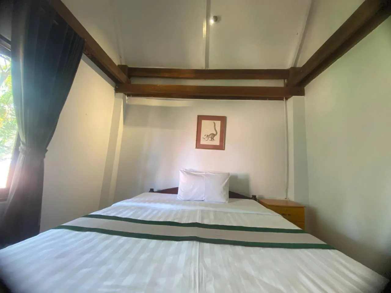 Bed in Ganesha Kampot Resort