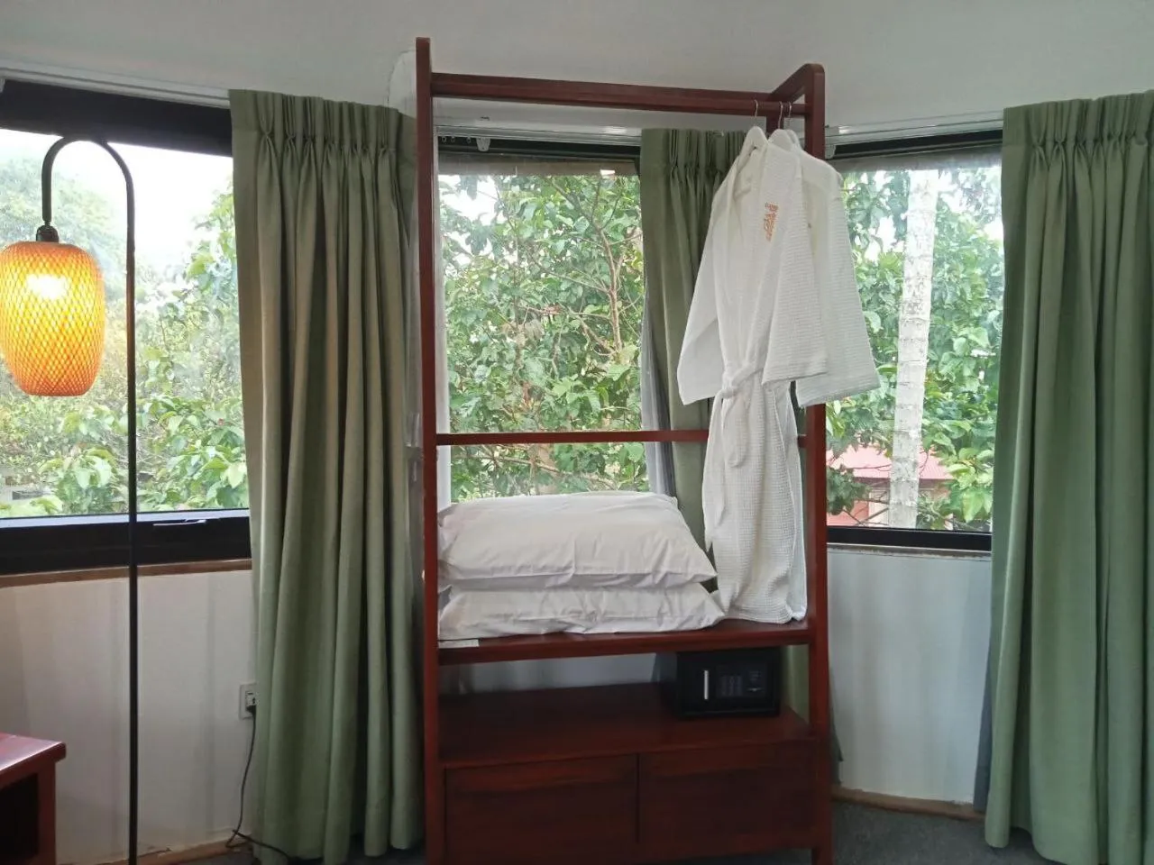 Bed in Ganesha Kampot Resort