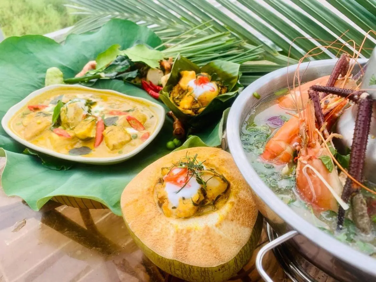 Food in Ganesha Kampot Resort