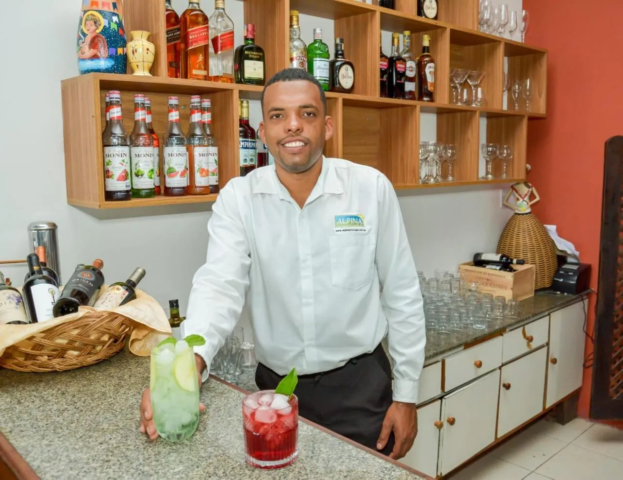 Lounge or bar in Casarão Alpina