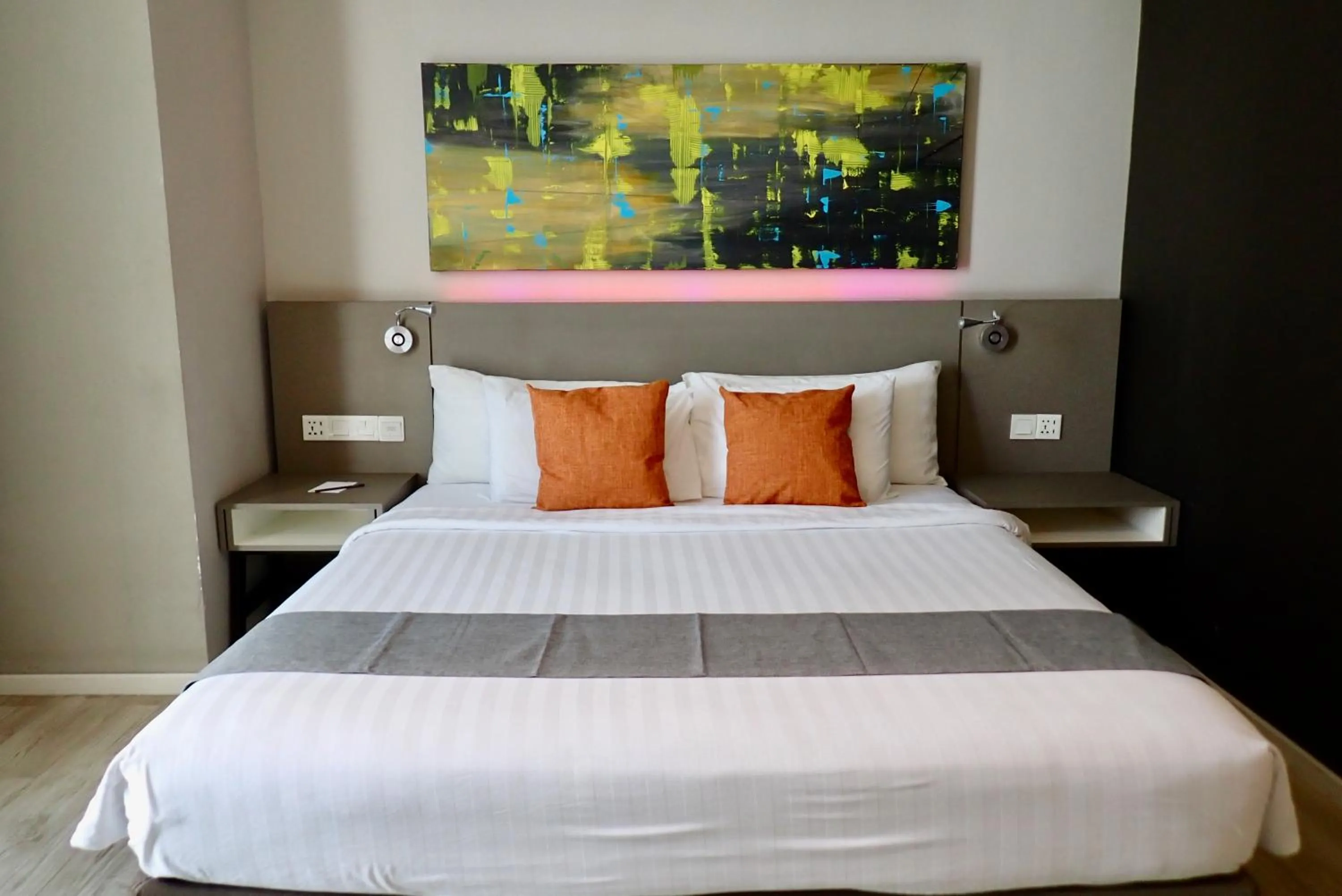 Bed in Qliq Damansara Hotel