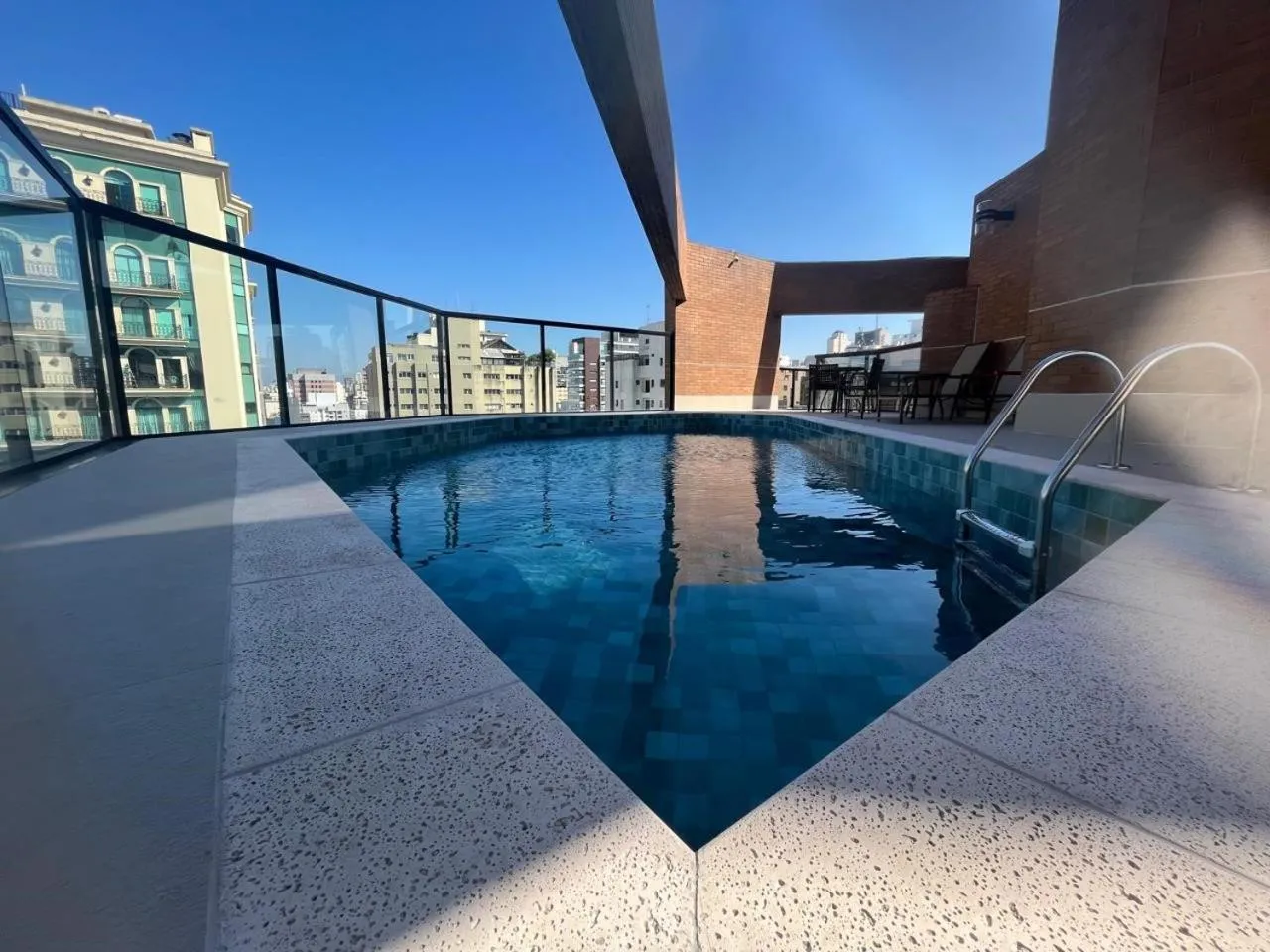 Pool view in Hampton Park São Paulo Jardins