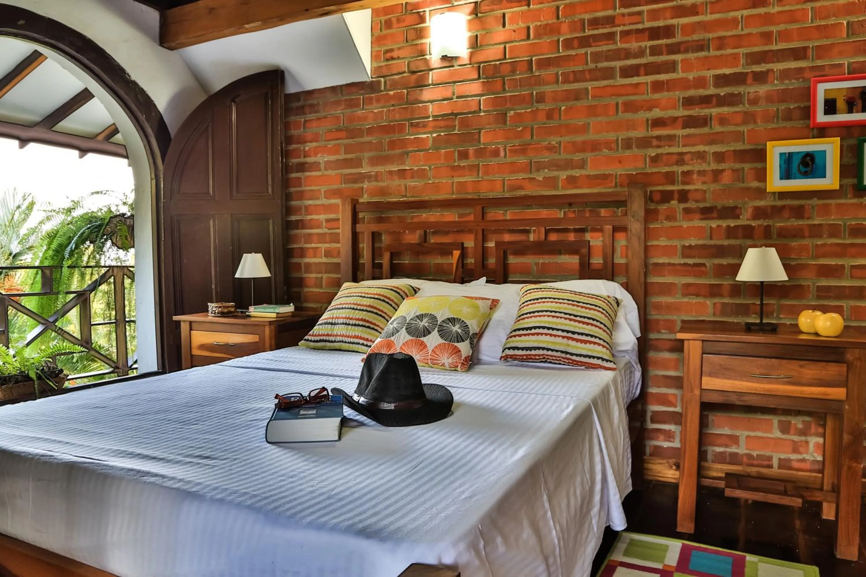 Bed in Villa Maria Tayrona, Jungle and Sea Experience