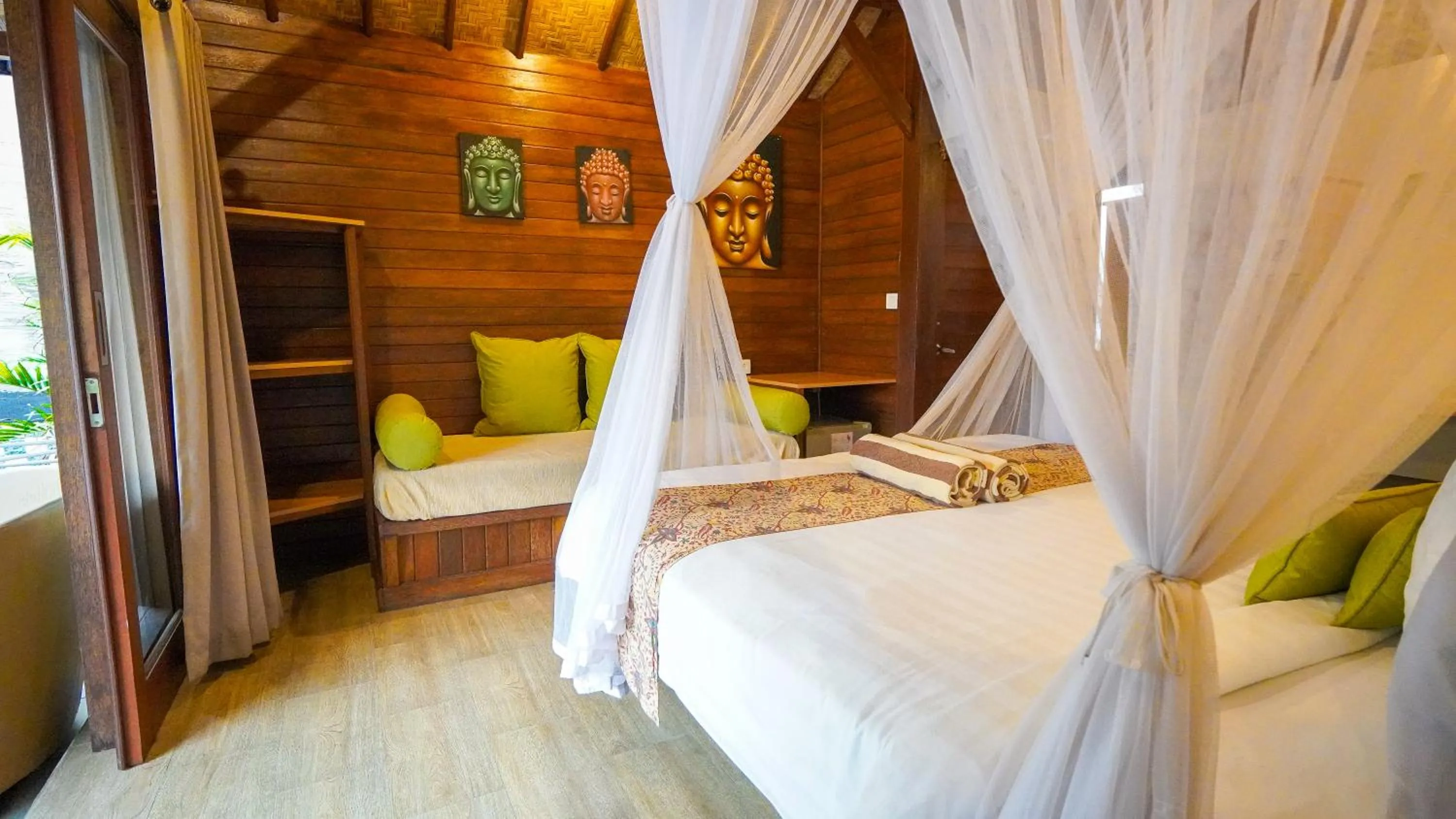 Bed in Darsan Lembongan Boutique Cottage