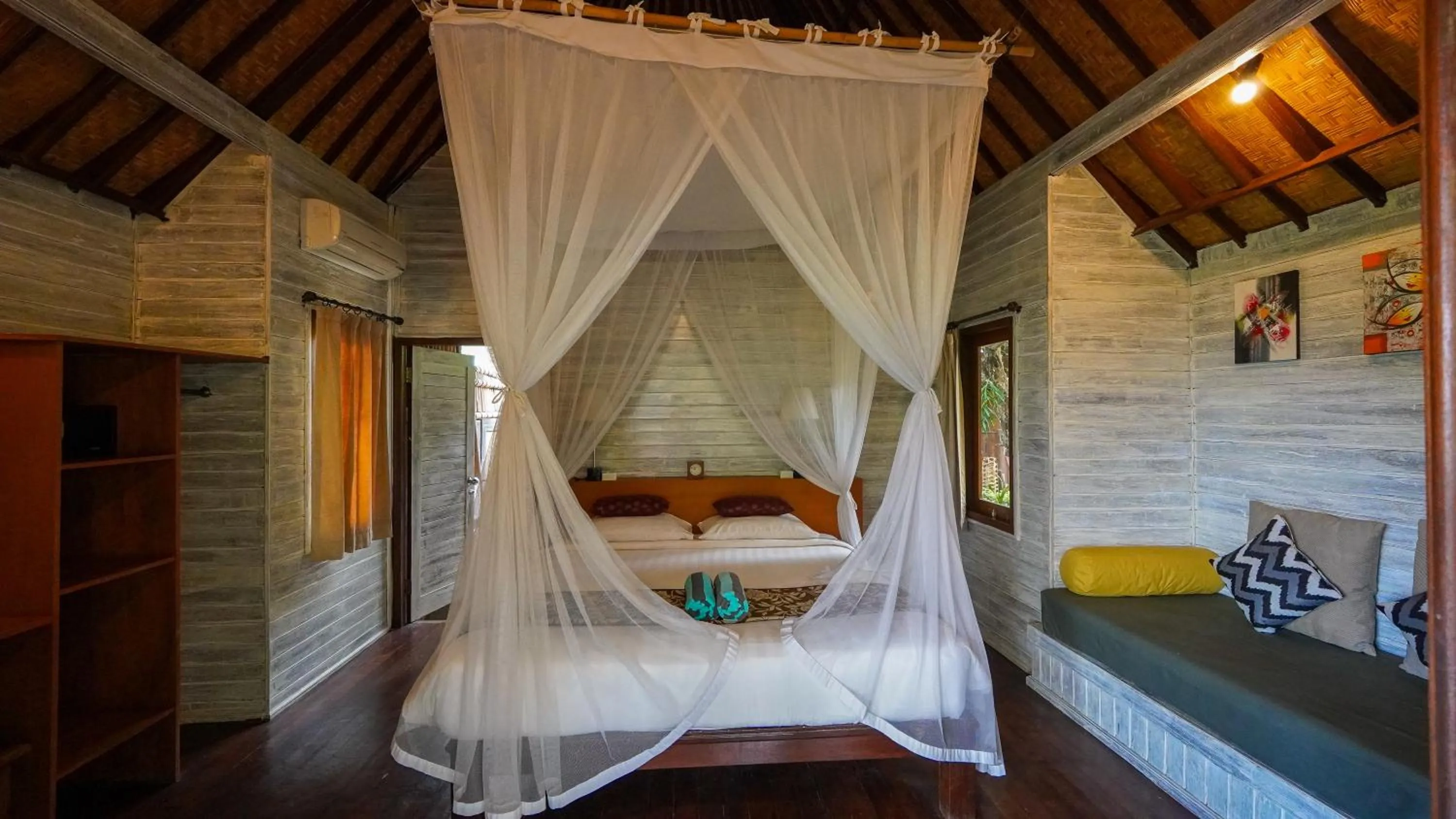 Bed in Darsan Lembongan Boutique Cottage