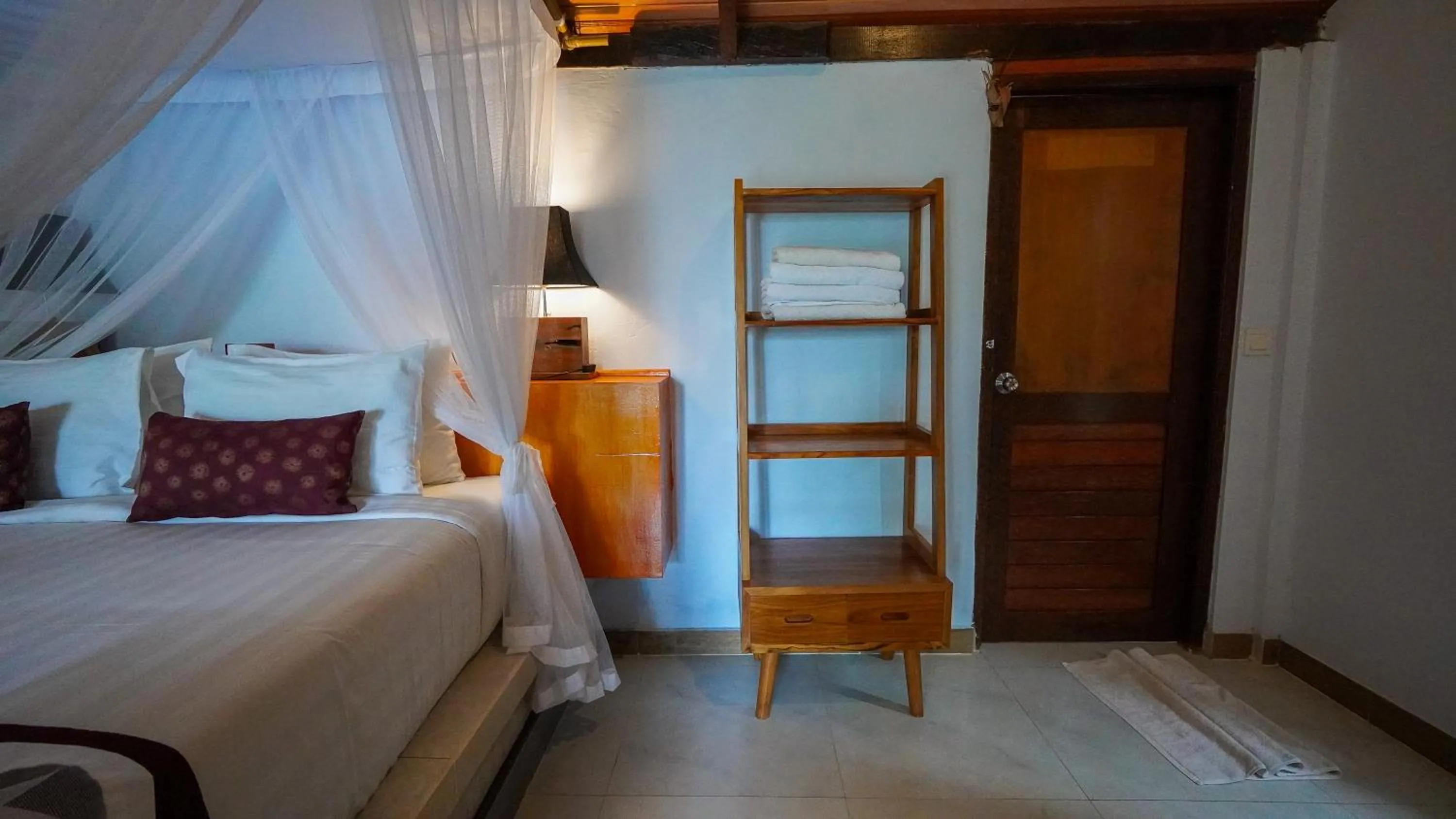 Bed in Darsan Lembongan Boutique Cottage