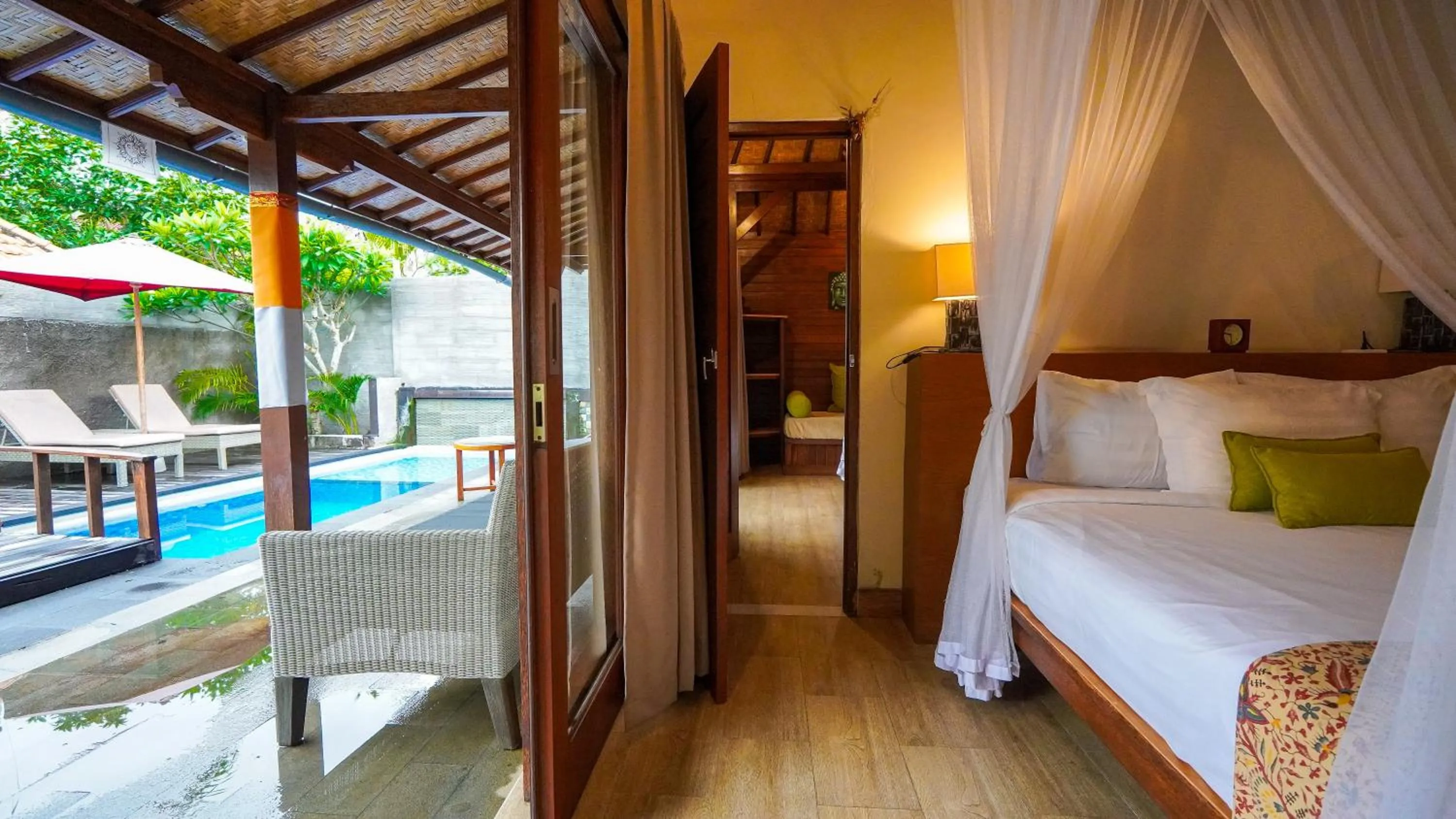 Bed in Darsan Lembongan Boutique Cottage