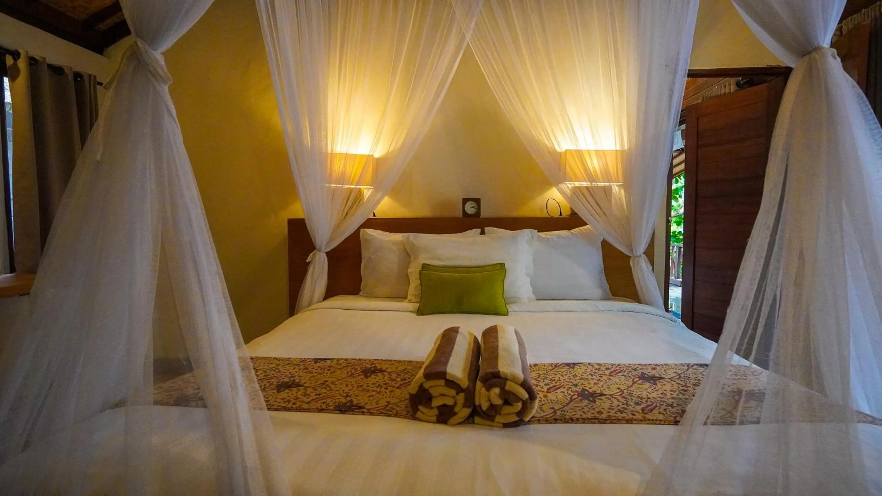 Bed in Darsan Lembongan Boutique Cottage