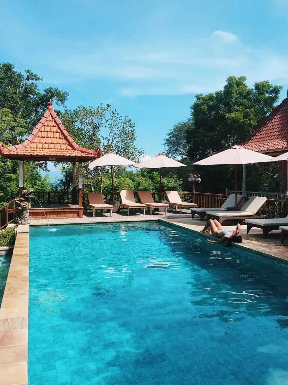 Swimming pool in Darsan Lembongan Boutique Cottage