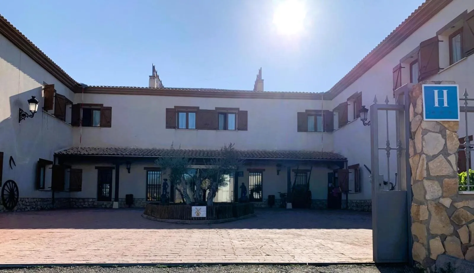 Property building in Hotel A Posada