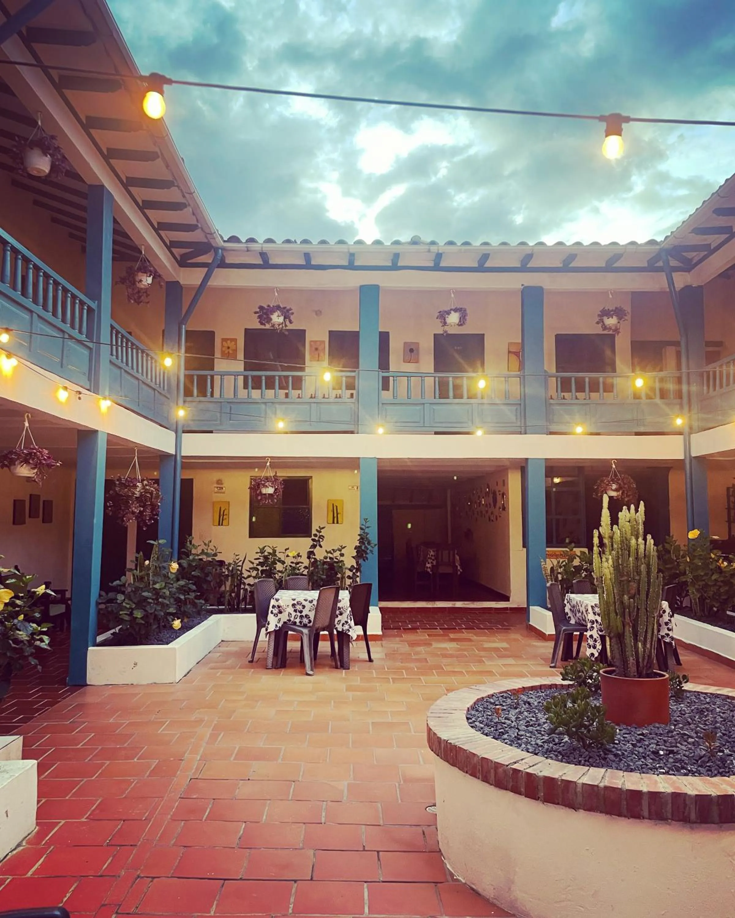 Patio in Celeste Villa de Leyva