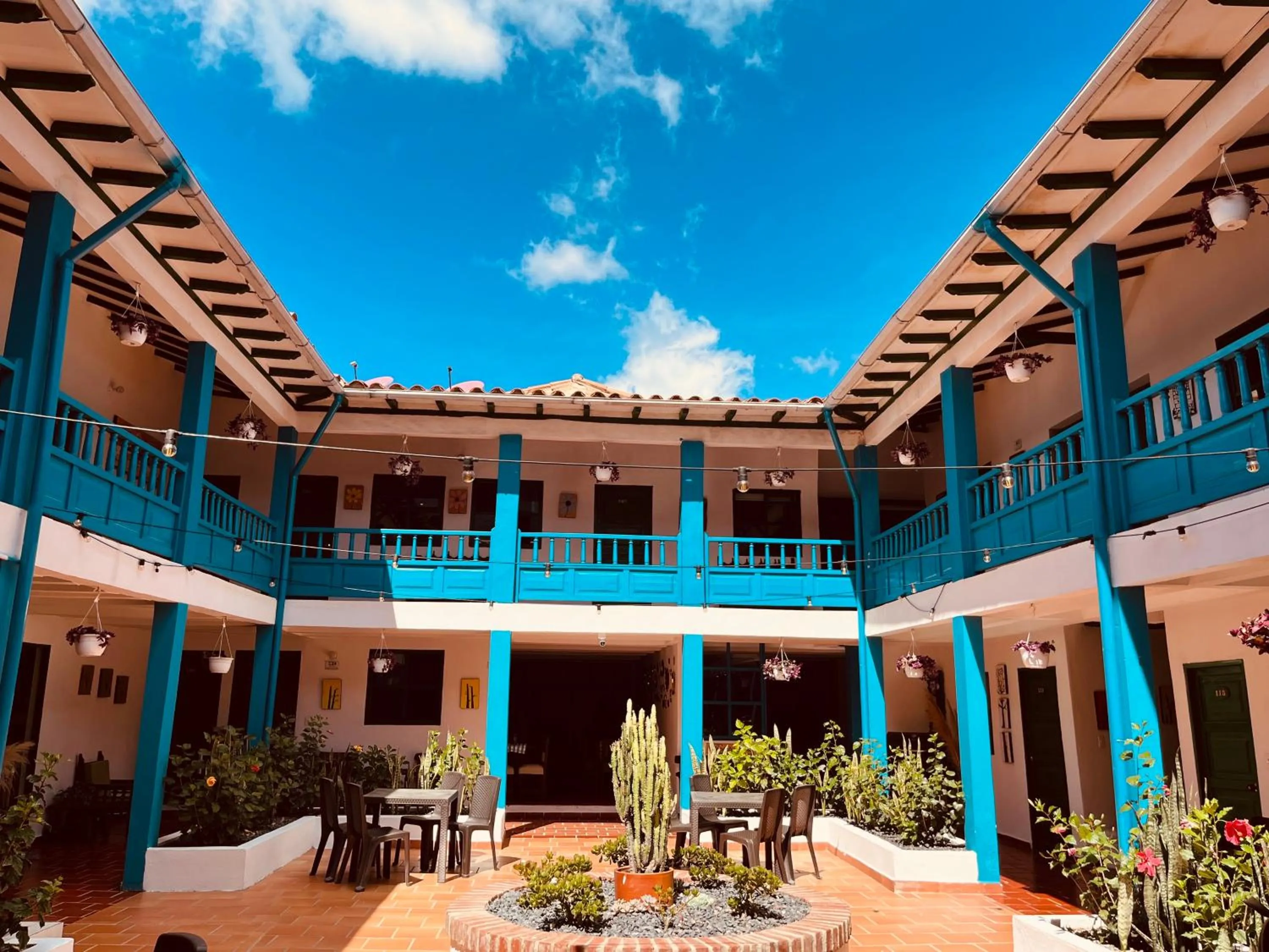 Property building in Celeste Villa de Leyva