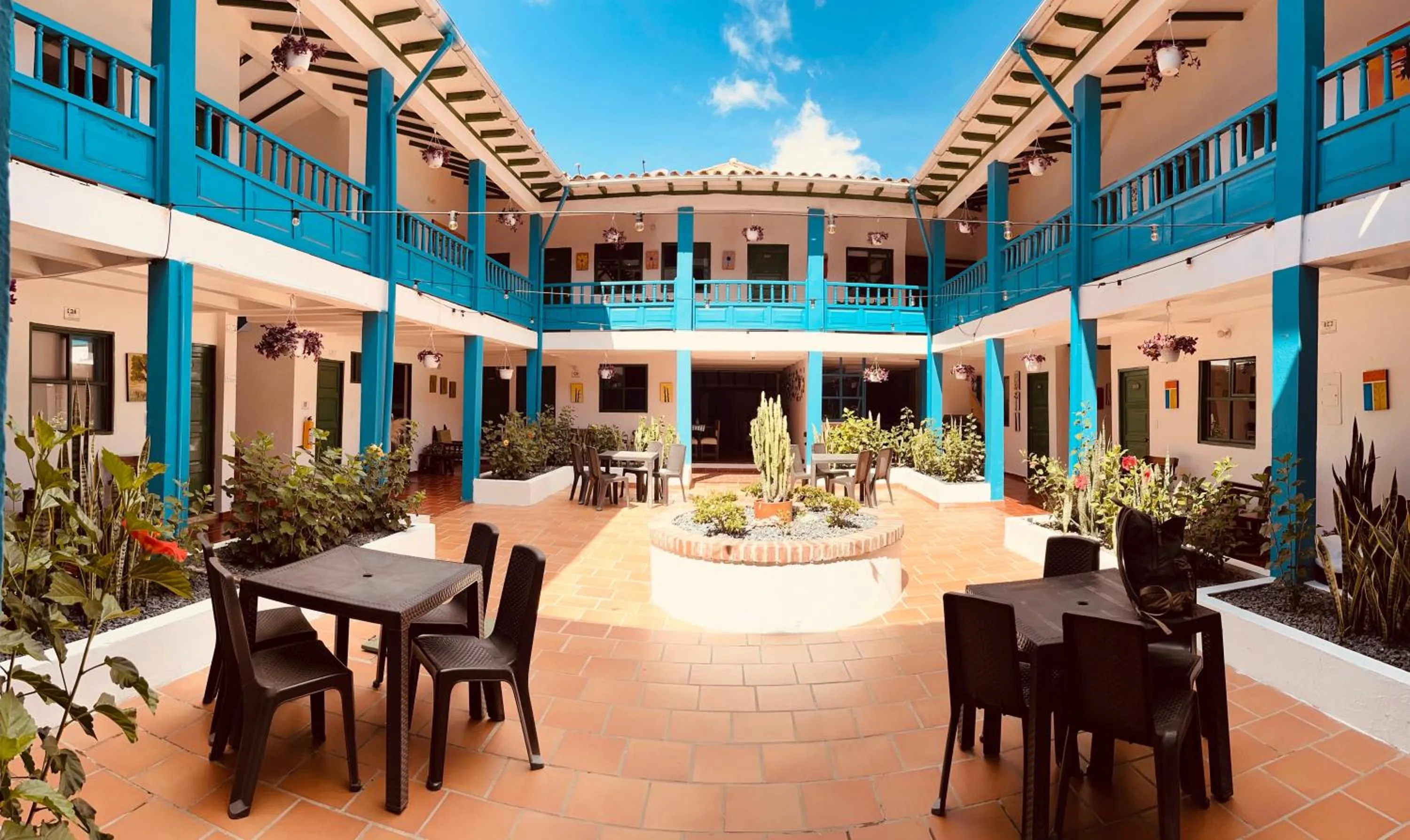 Patio in Celeste Villa de Leyva