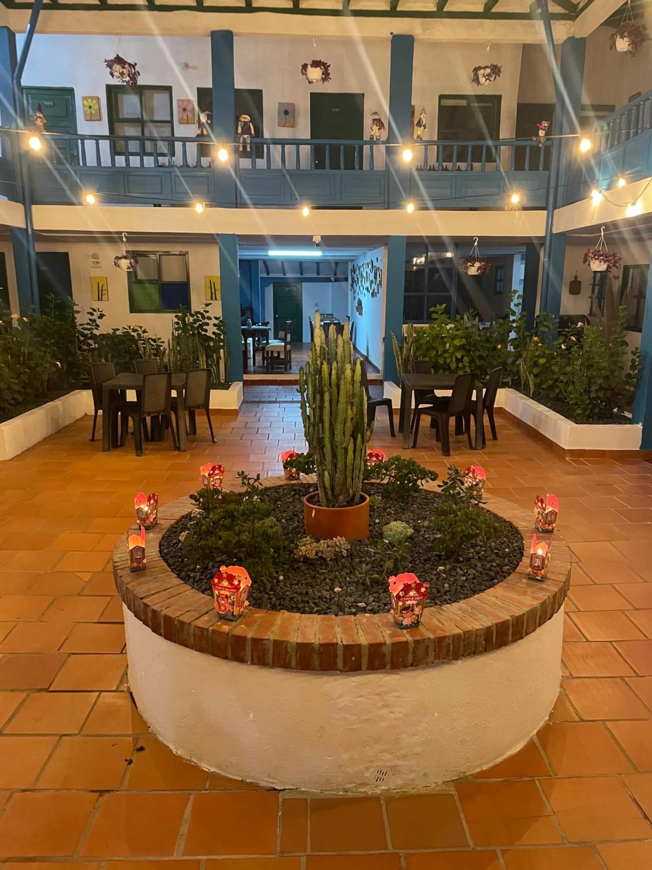 Patio in Celeste Villa de Leyva