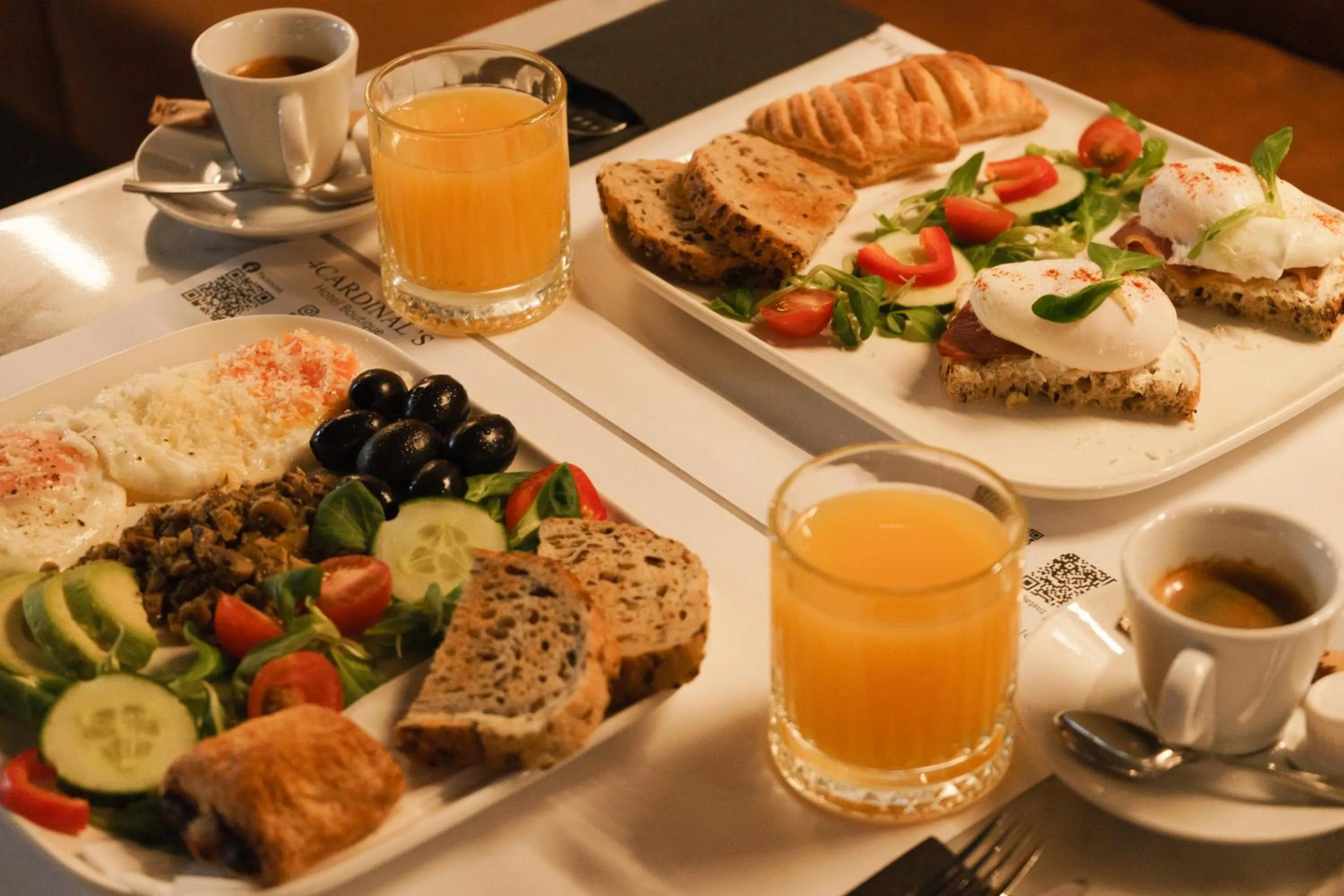 Breakfast in 4Cardinals Boutique