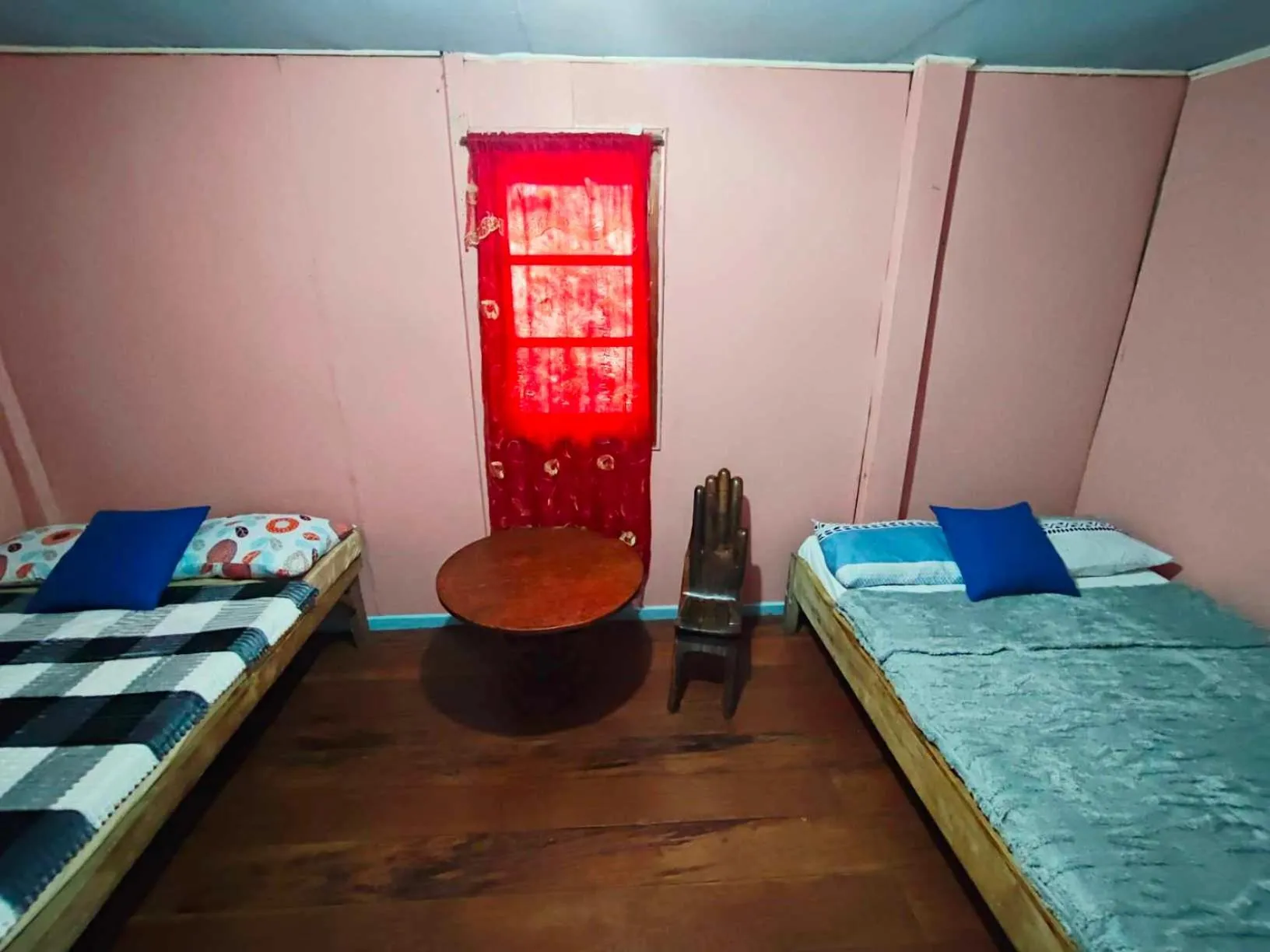 Bed in Batad Pension and Restaurant