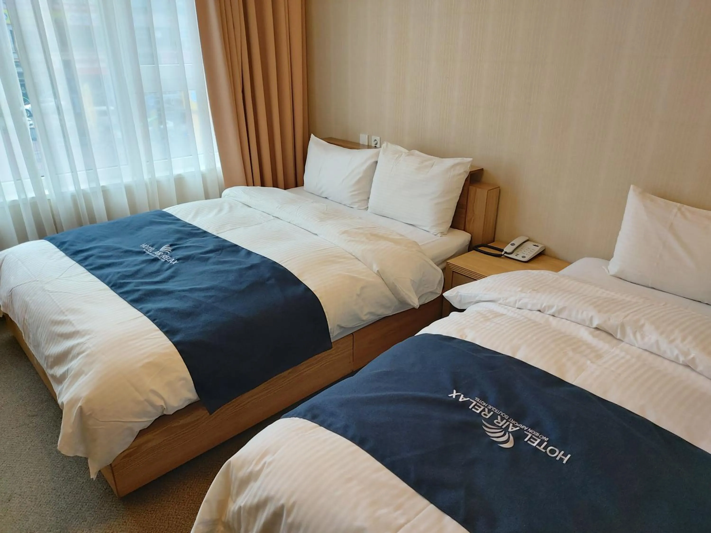 Bed in Incheon Aiport Airrelax hotel