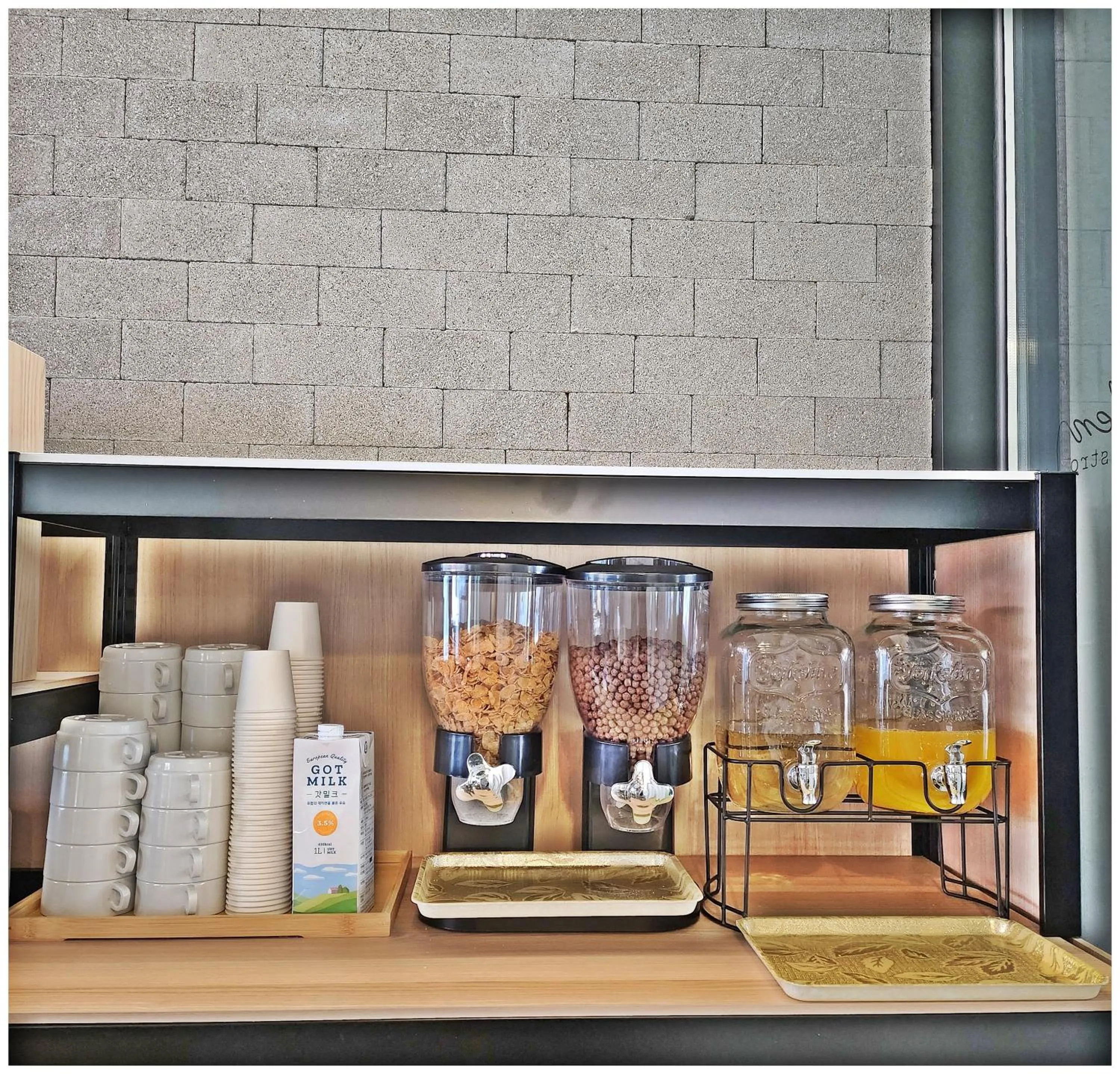 Breakfast in Incheon Aiport Airrelax hotel