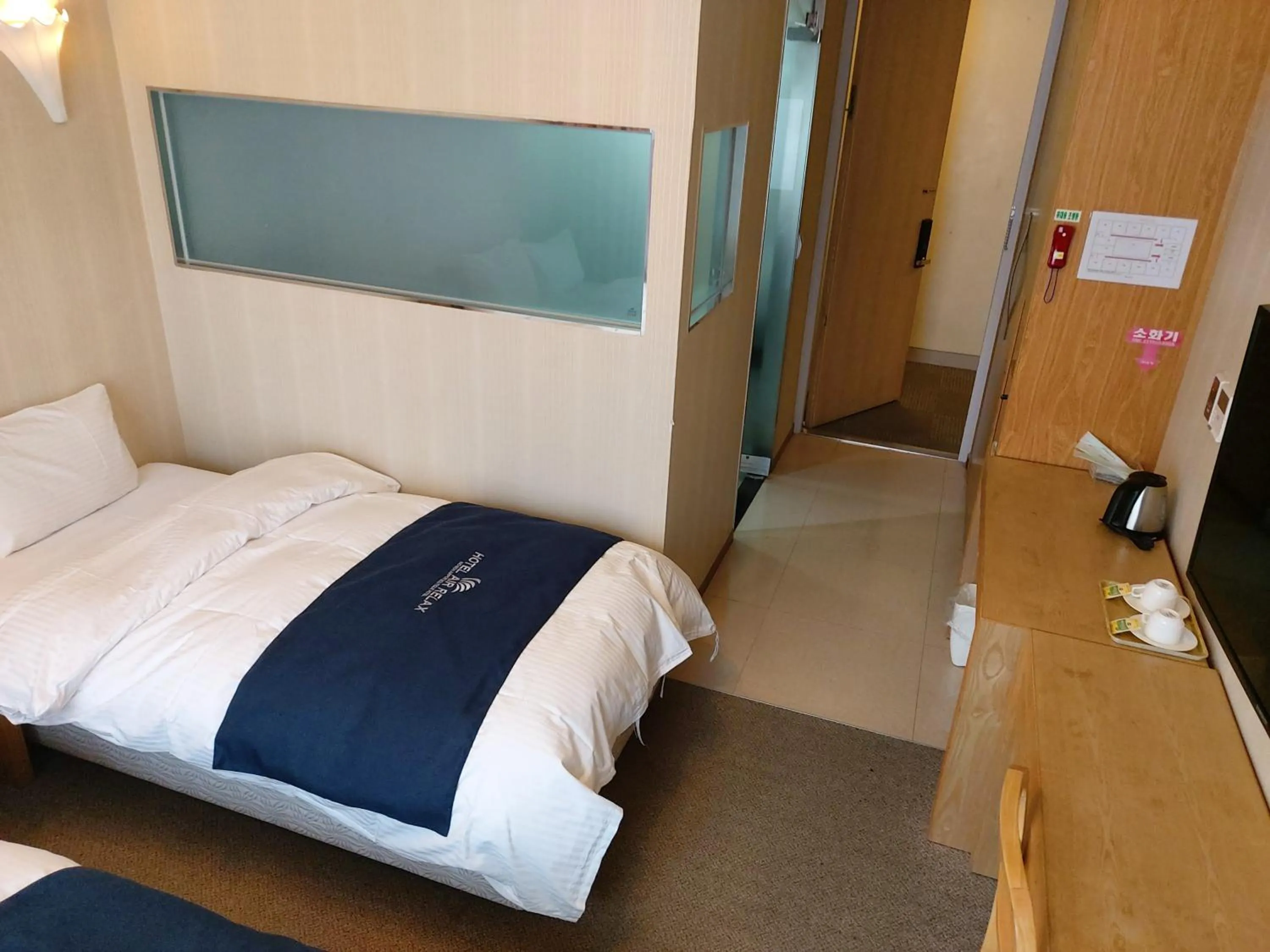 Bed in Incheon Aiport Airrelax hotel