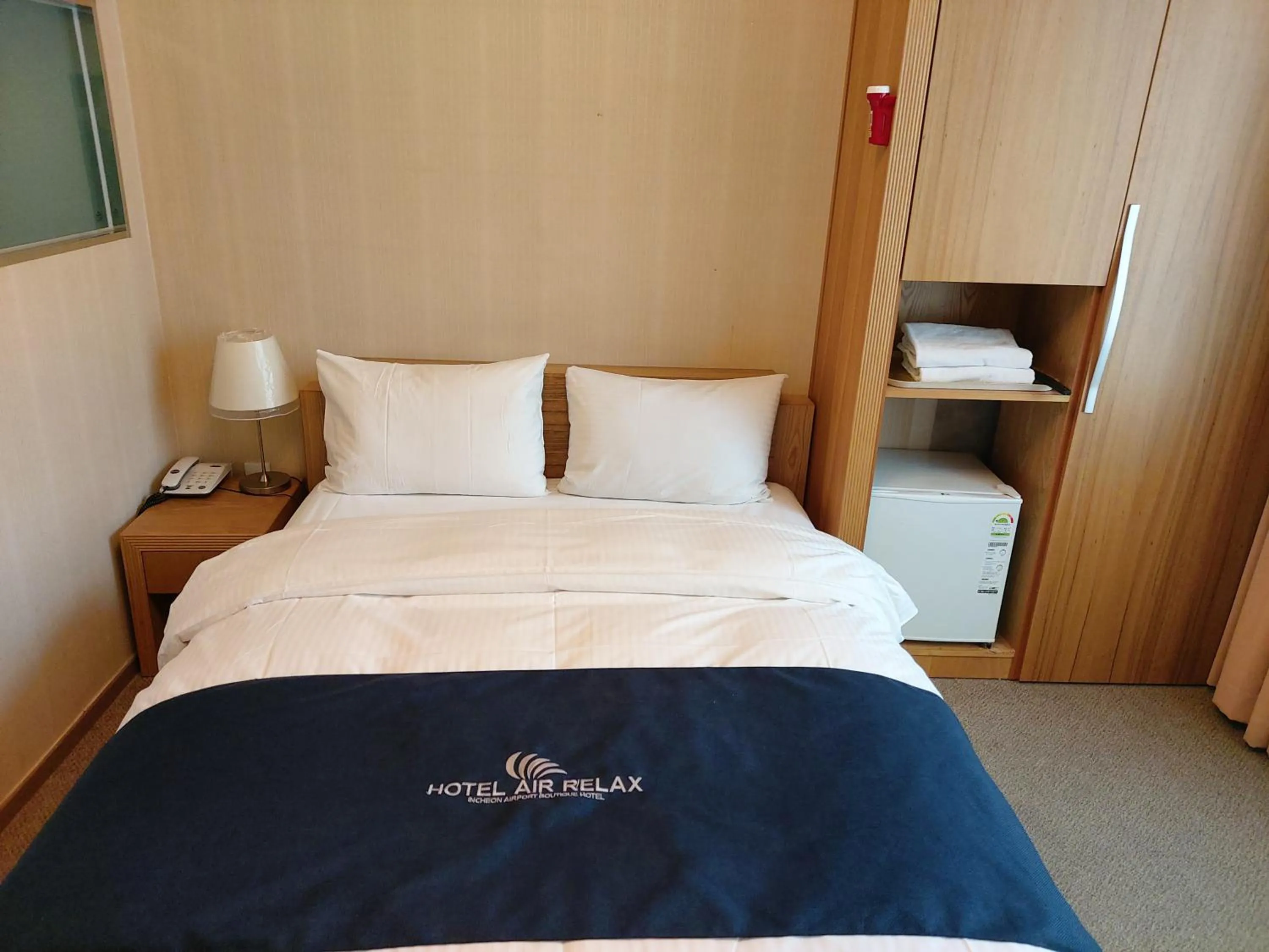 Bed in Incheon Aiport Airrelax hotel