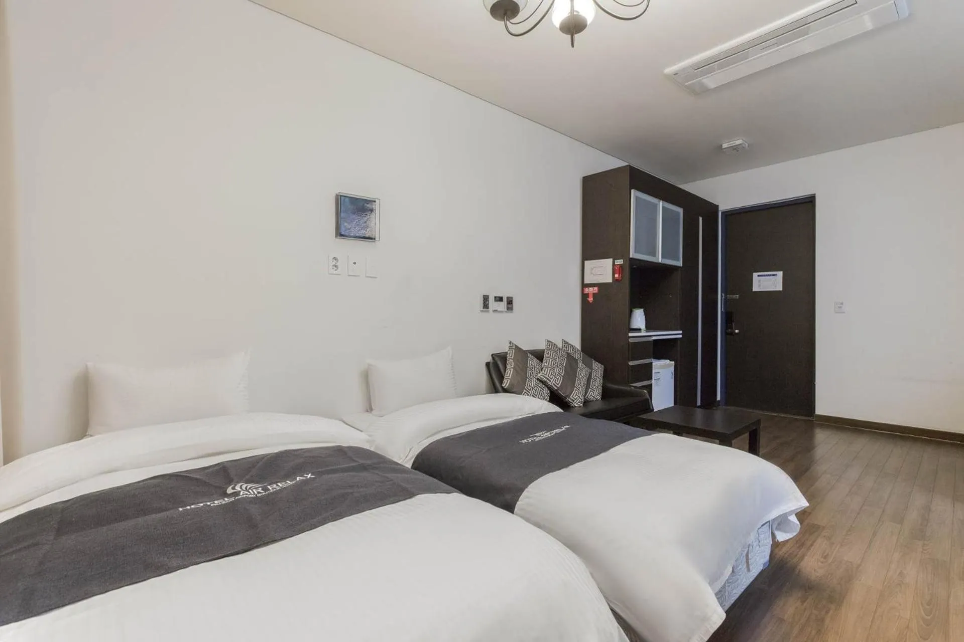 Bed in Incheon Aiport Airrelax hotel