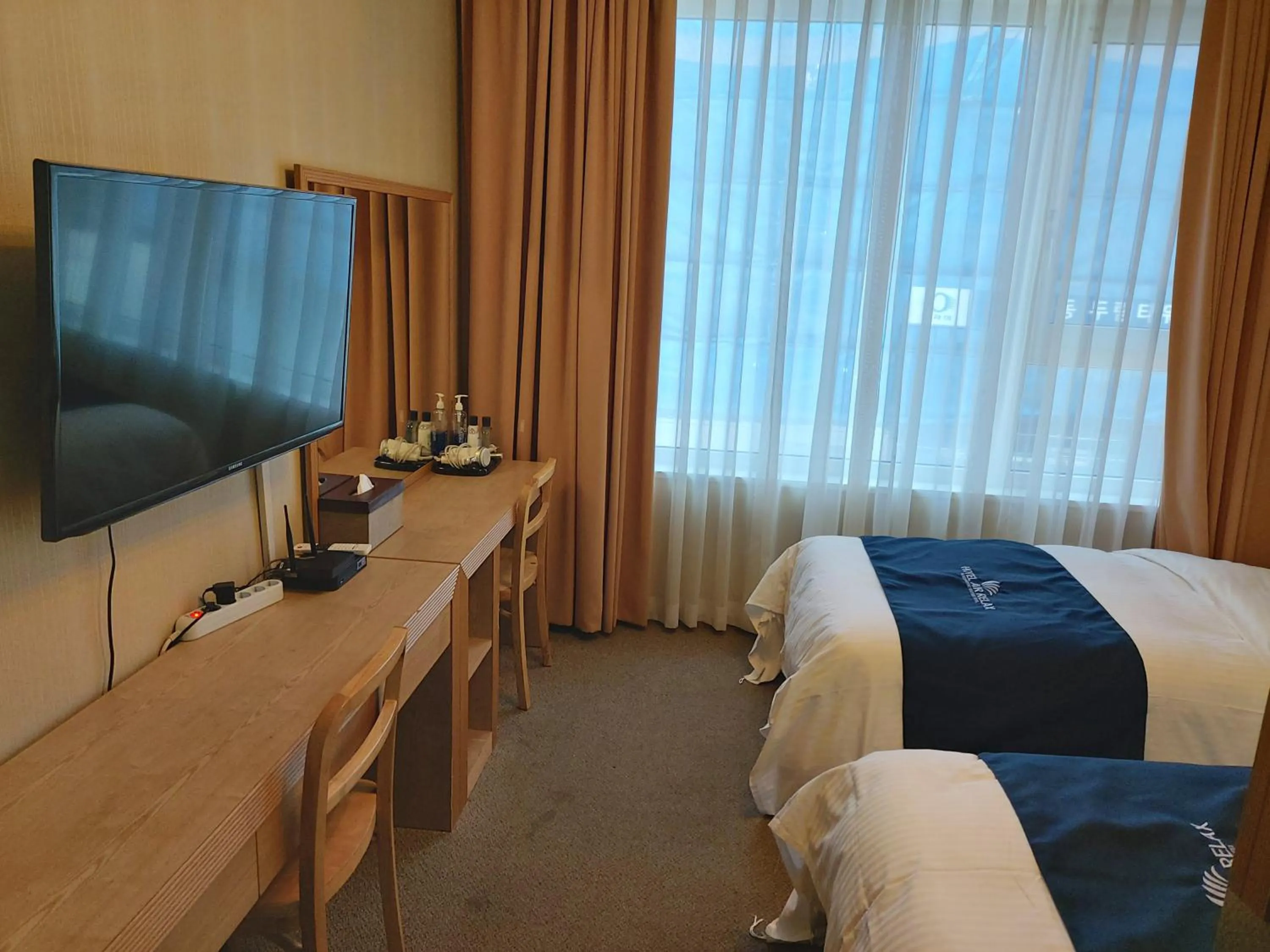 Bed in Incheon Aiport Airrelax hotel