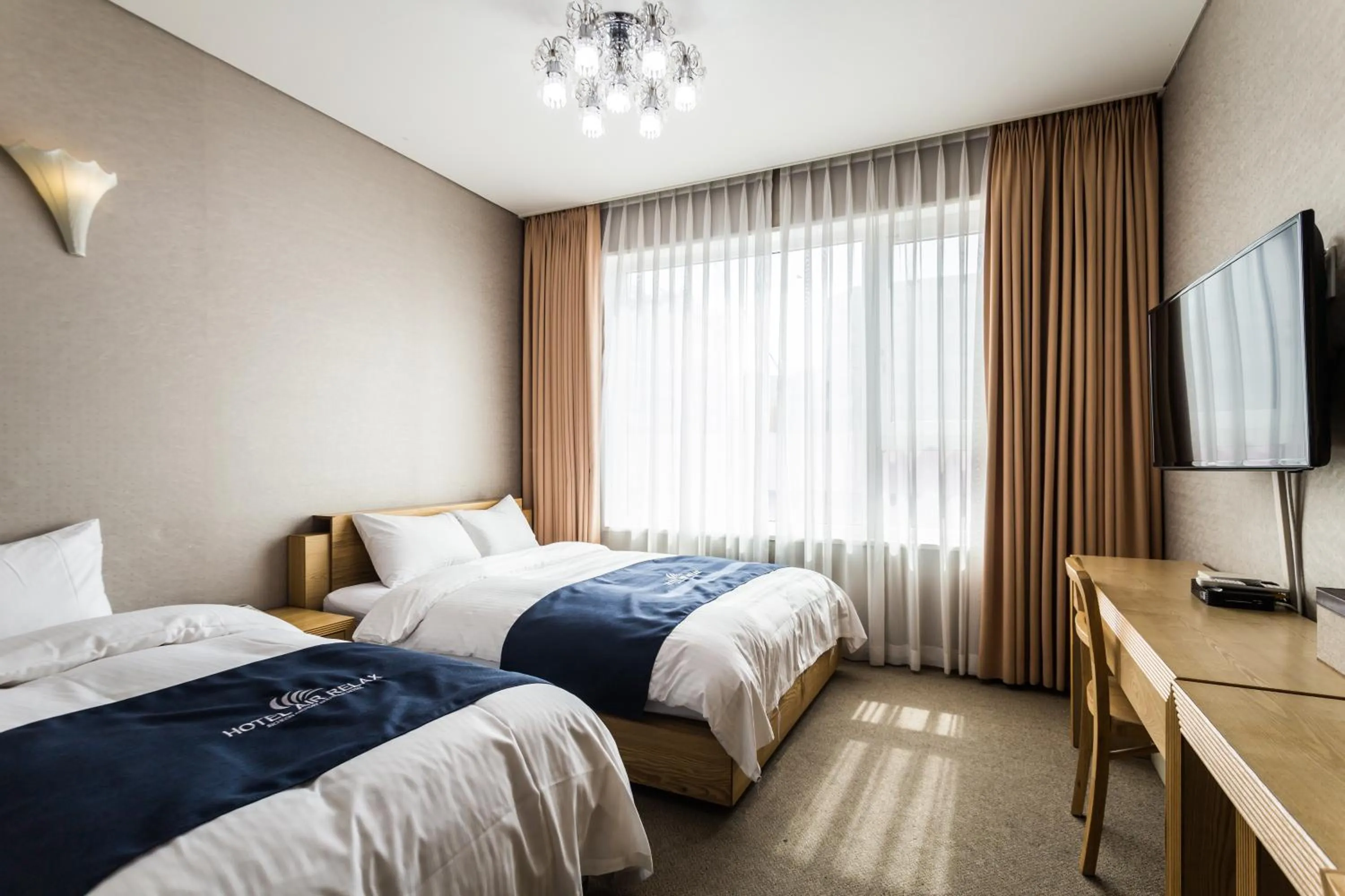 Bed in Incheon Aiport Airrelax hotel