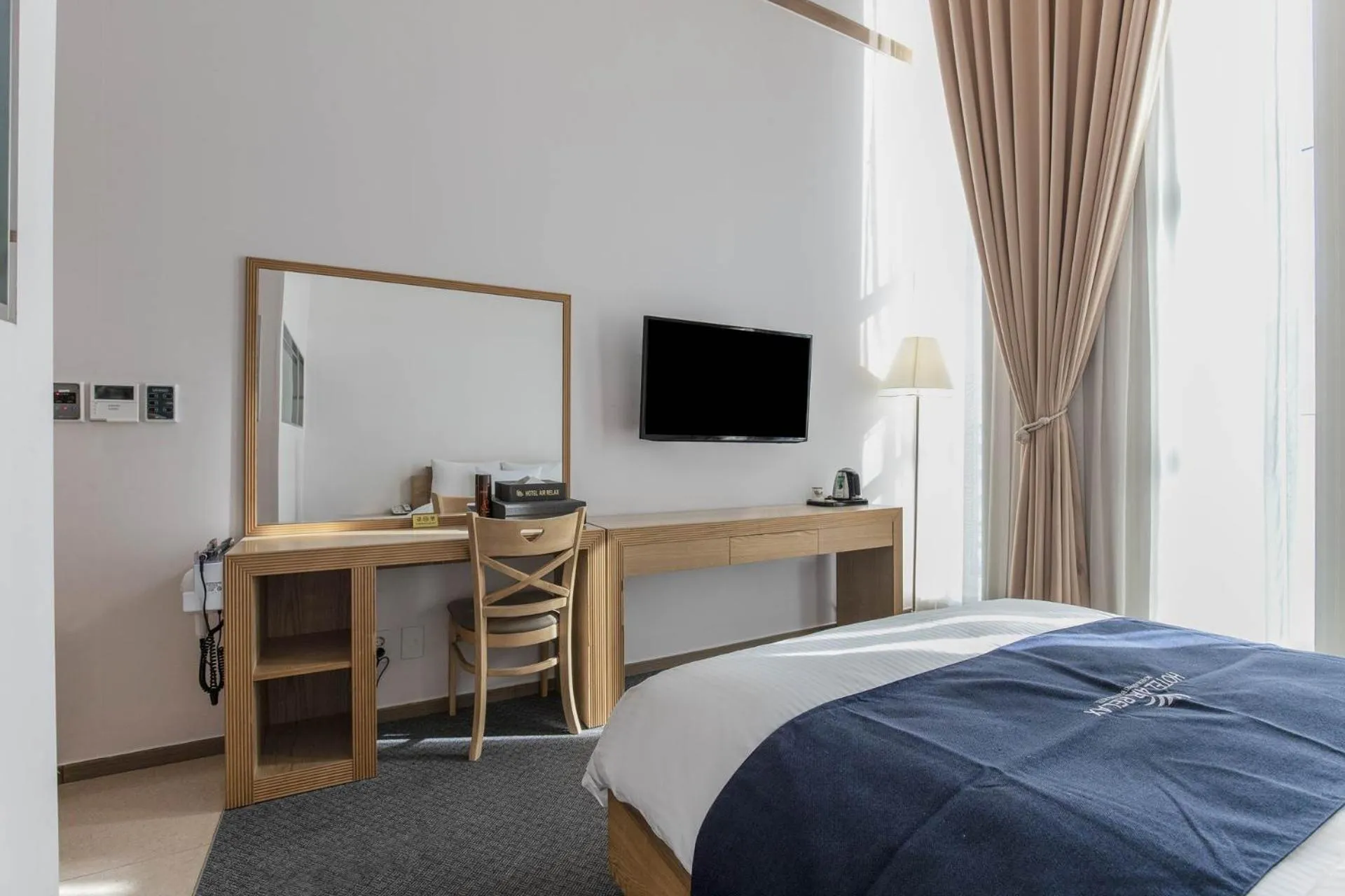 Bed in Incheon Aiport Airrelax hotel