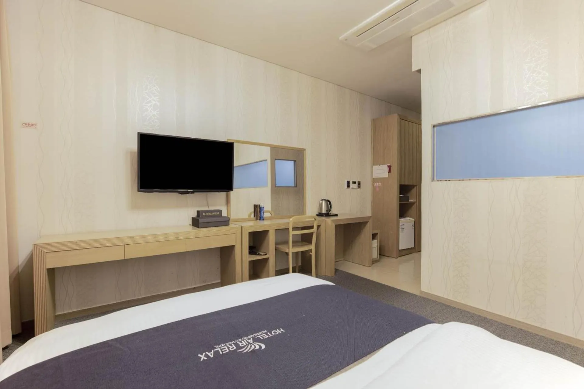 Bed in Incheon Aiport Airrelax hotel