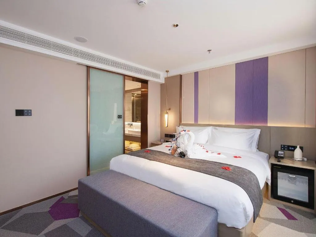 Bed in Lavande Hotel Changchun New District North Lake Longxiang Plaza