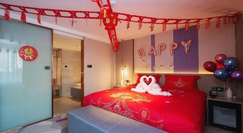 Bed in Lavande Hotel Changchun New District North Lake Longxiang Plaza