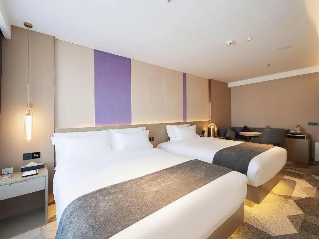 Bed in Lavande Hotel Changchun New District North Lake Longxiang Plaza