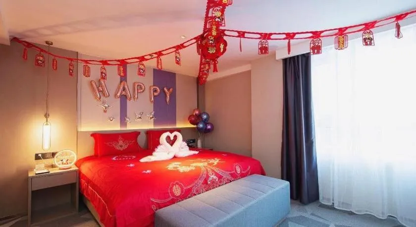 Bed in Lavande Hotel Changchun New District North Lake Longxiang Plaza