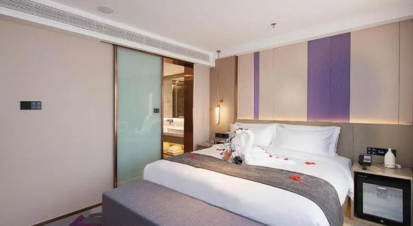 Bed in Lavande Hotel Changchun New District North Lake Longxiang Plaza