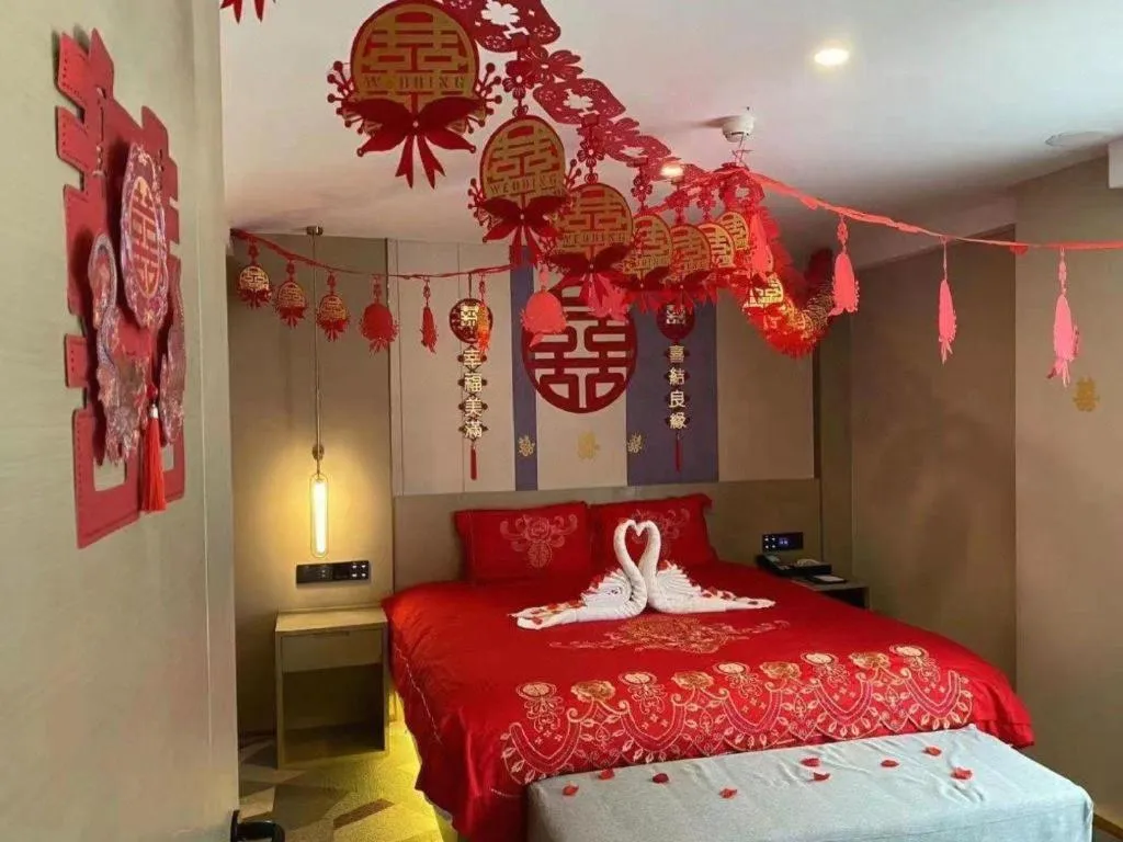 Bed in Lavande Hotel Changchun New District North Lake Longxiang Plaza